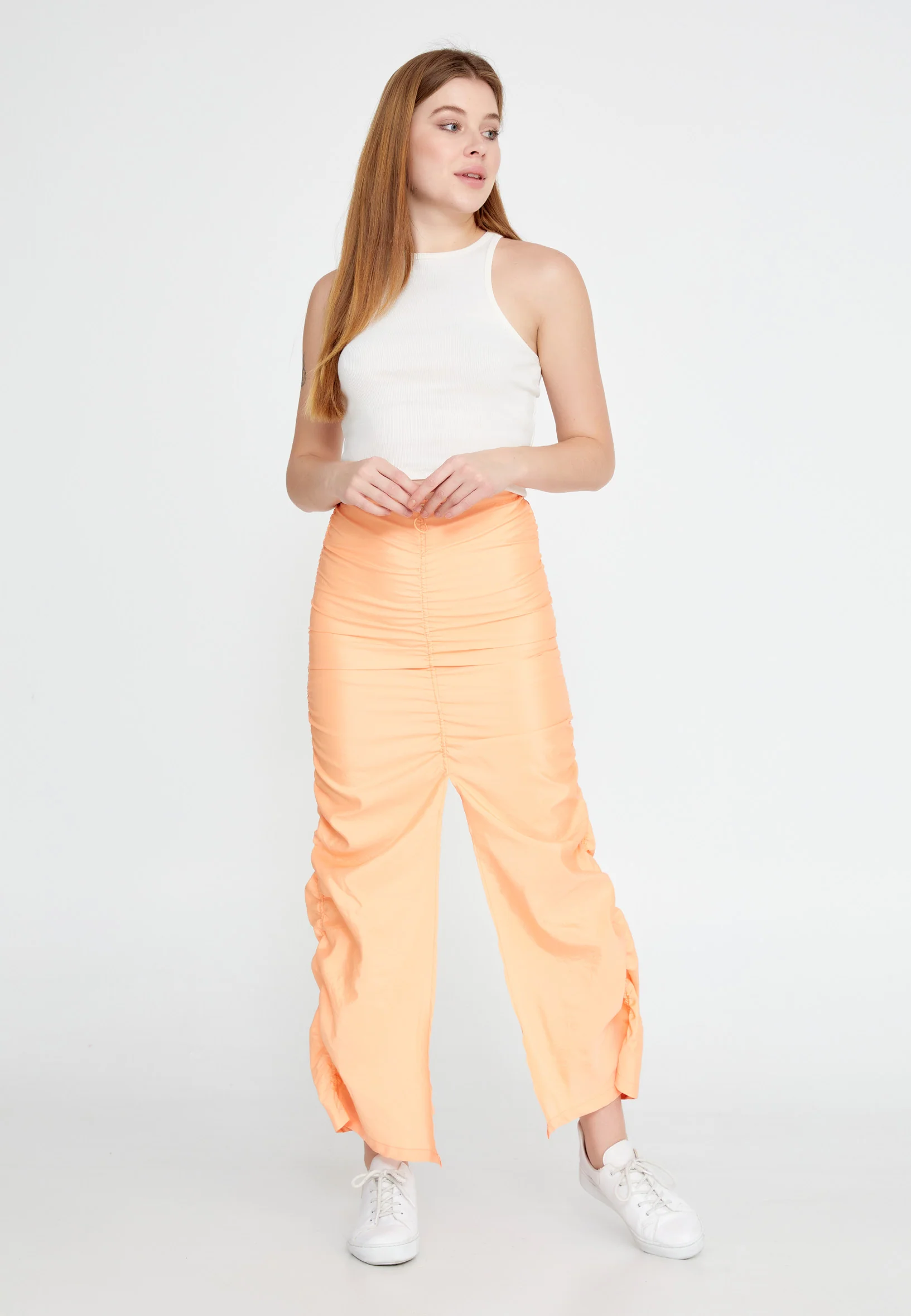 Maxi Solid Color Regular Skirt ber23y3115 - Image 10