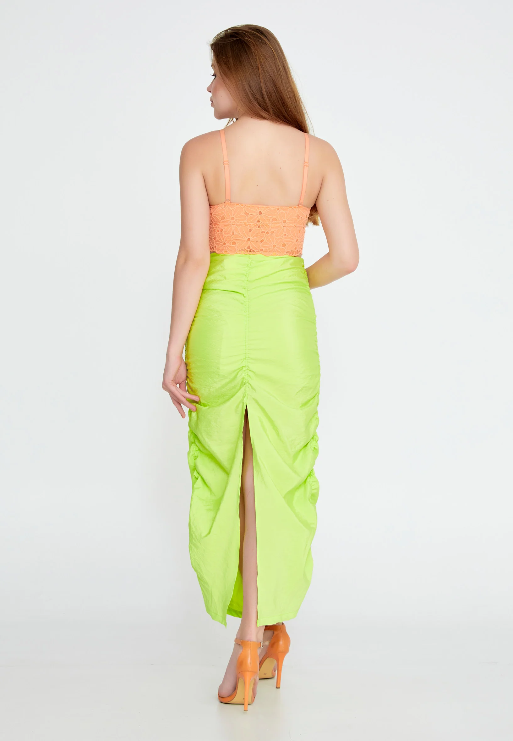 Maxi Solid Color Regular Skirt ber23y3115 - Image 7