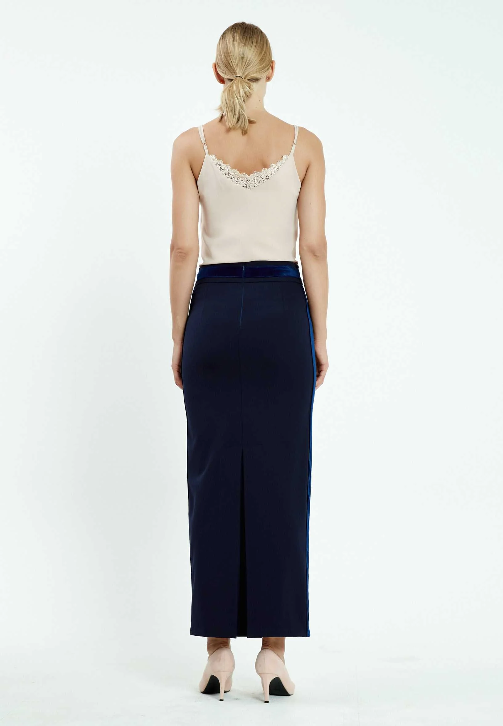 Maxi Solid Color Regular Skirt bov1955 - Image 7