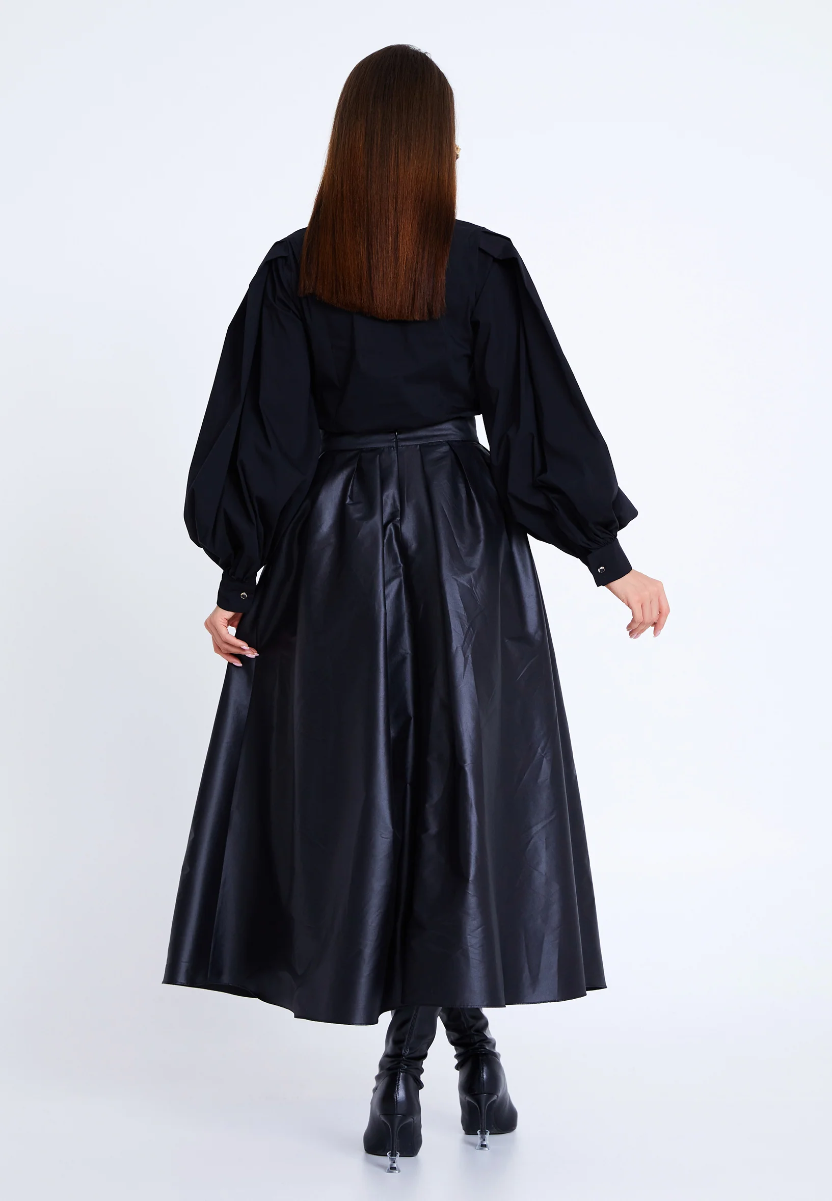 Maxi Solid Color Regular Skirt gllk25et057 - Image 2
