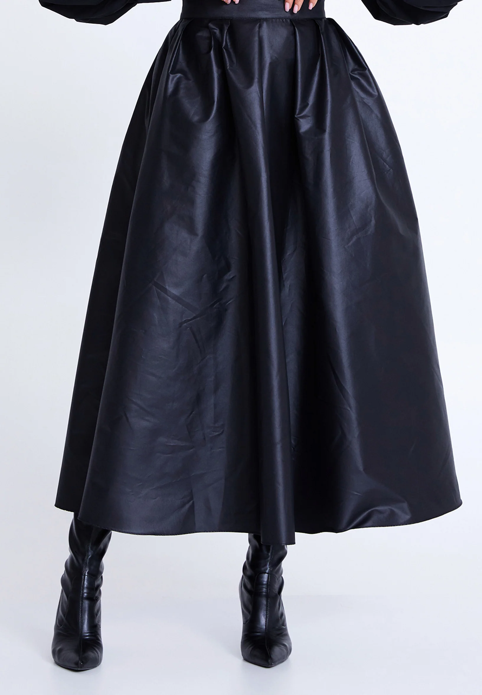 Maxi Solid Color Regular Skirt gllk25et057 - Image 4