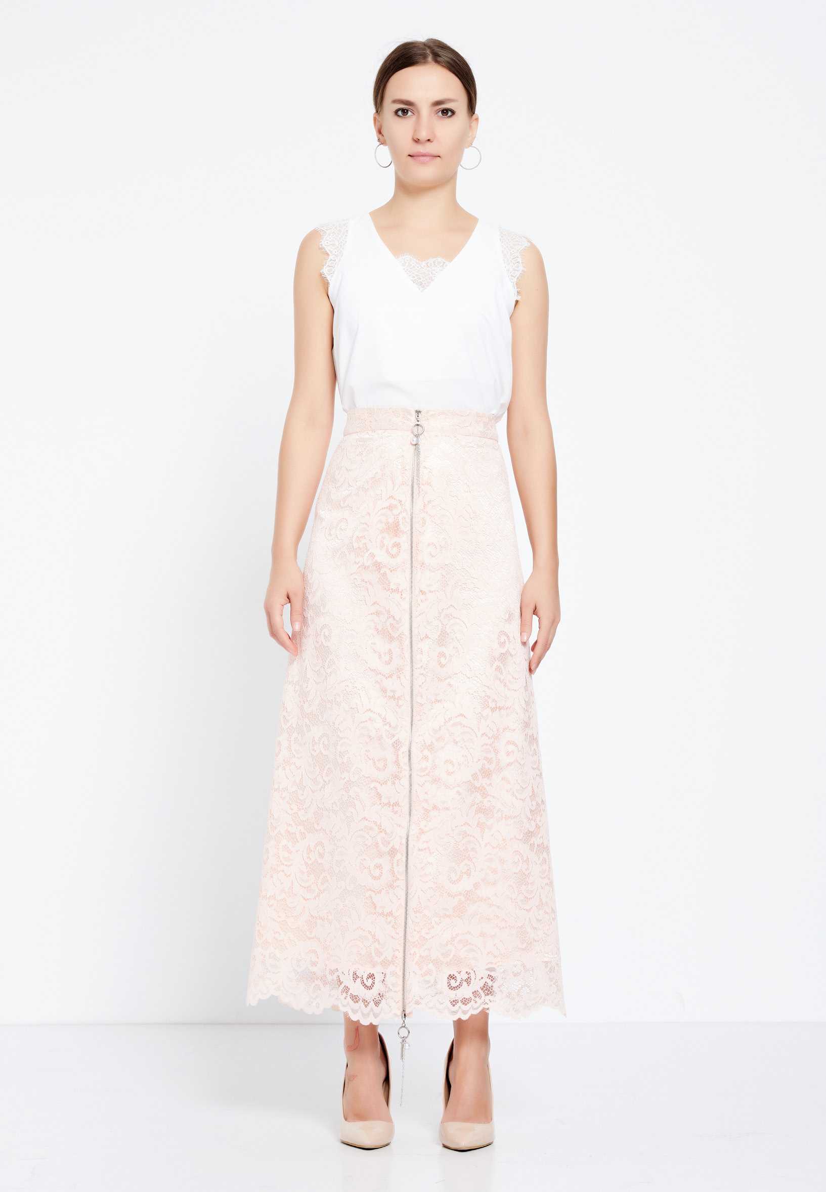 Maxi Solid Color Regular Skirt huk3115 - Image 2