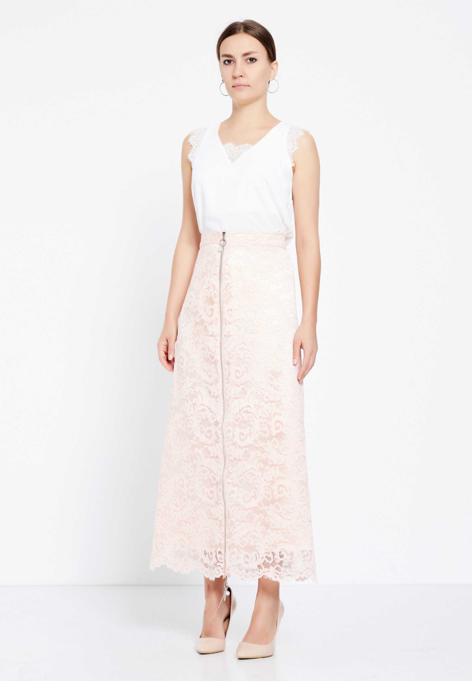 Maxi Solid Color Regular Skirt huk3115 - Image 4