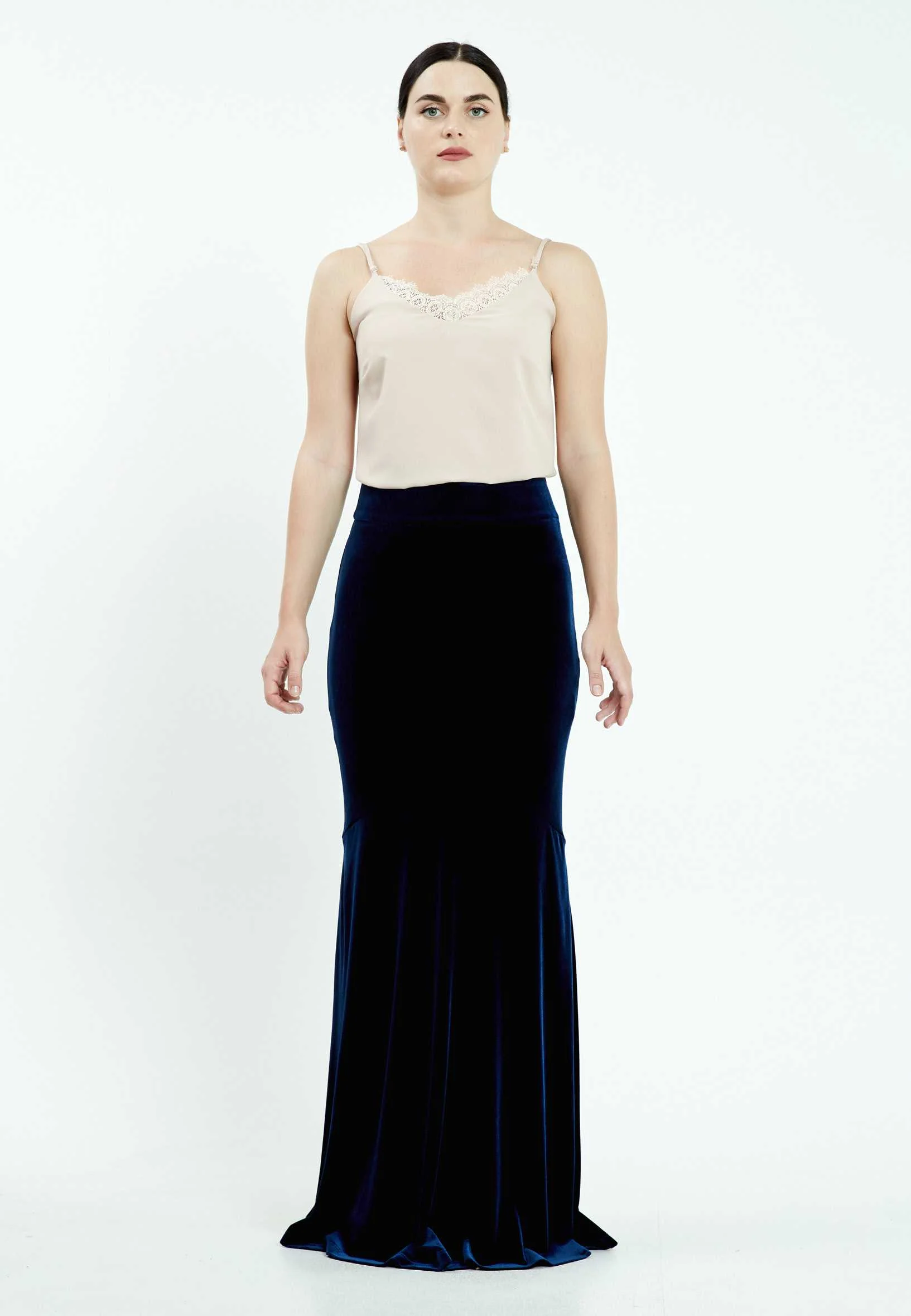Maxi Solid Color Regular Skirt mis37209 - Image 5