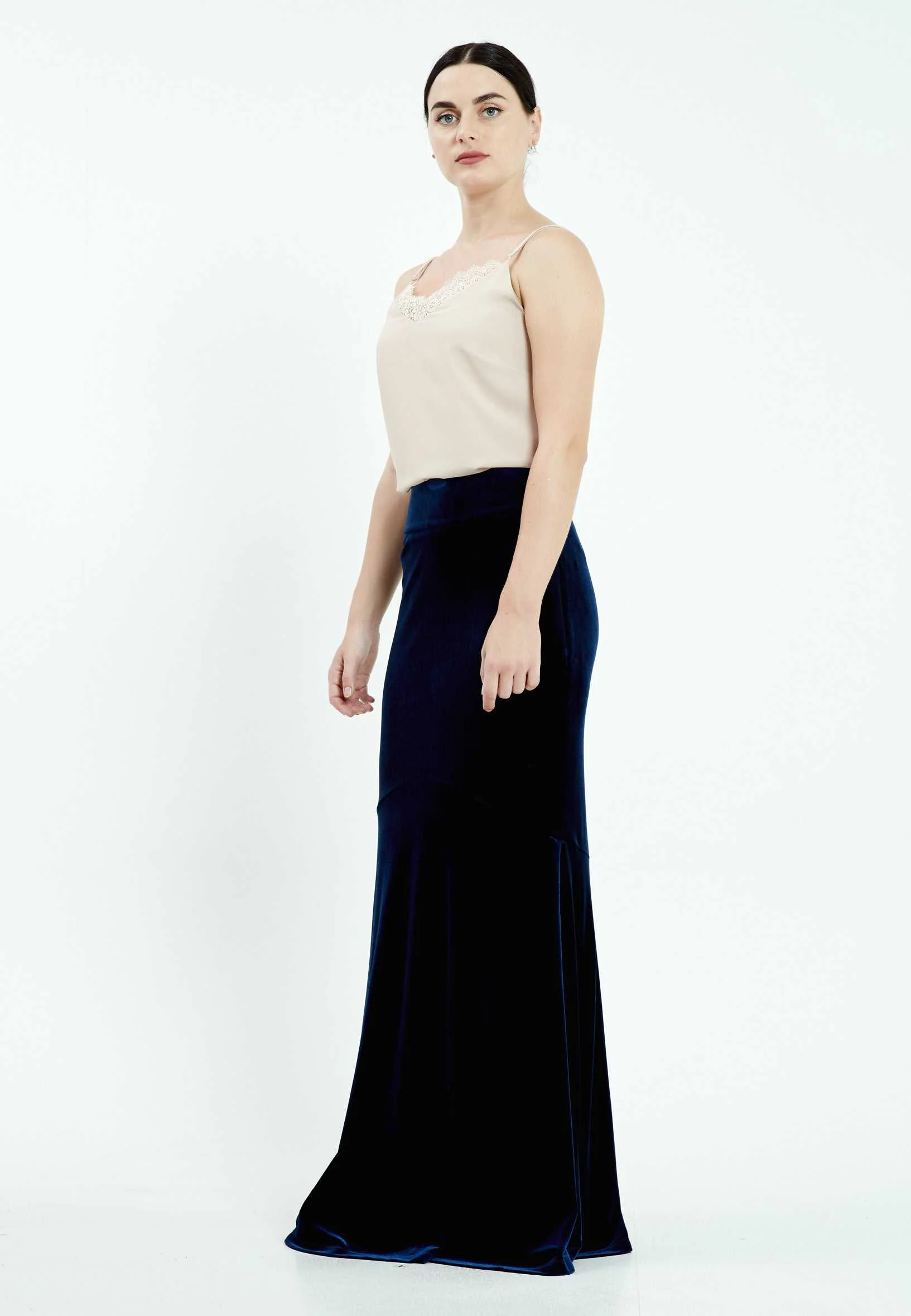Maxi Solid Color Regular Skirt mis37209 - Image 7