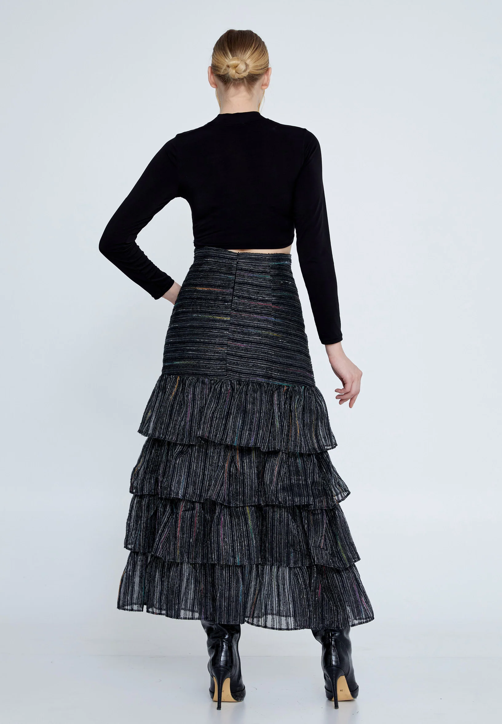 Maxi Striped Regular Skirt ber23k3113 - Image 2
