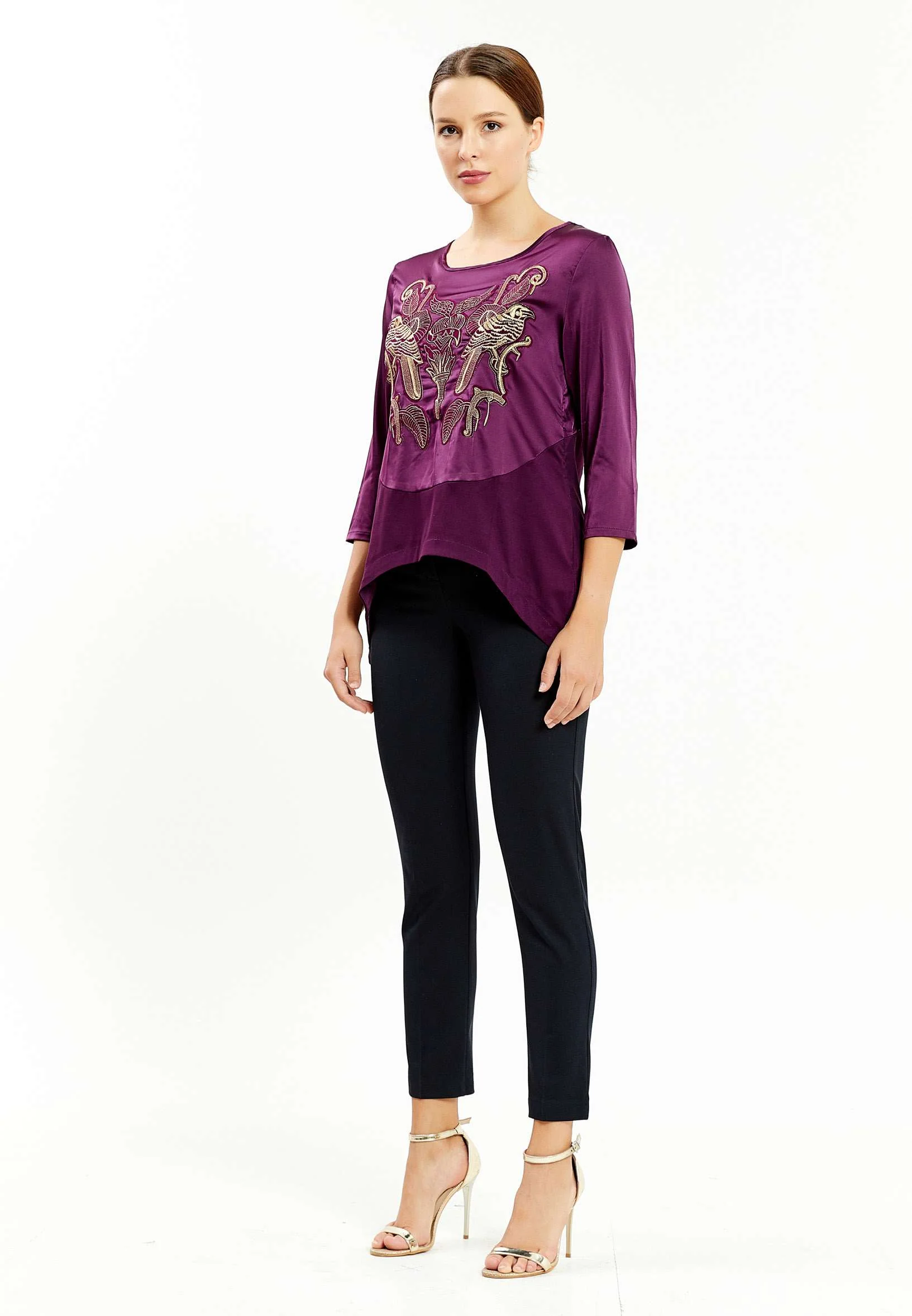 Mid-Length Animal Print Regular Blouse ser21342 - Image 15