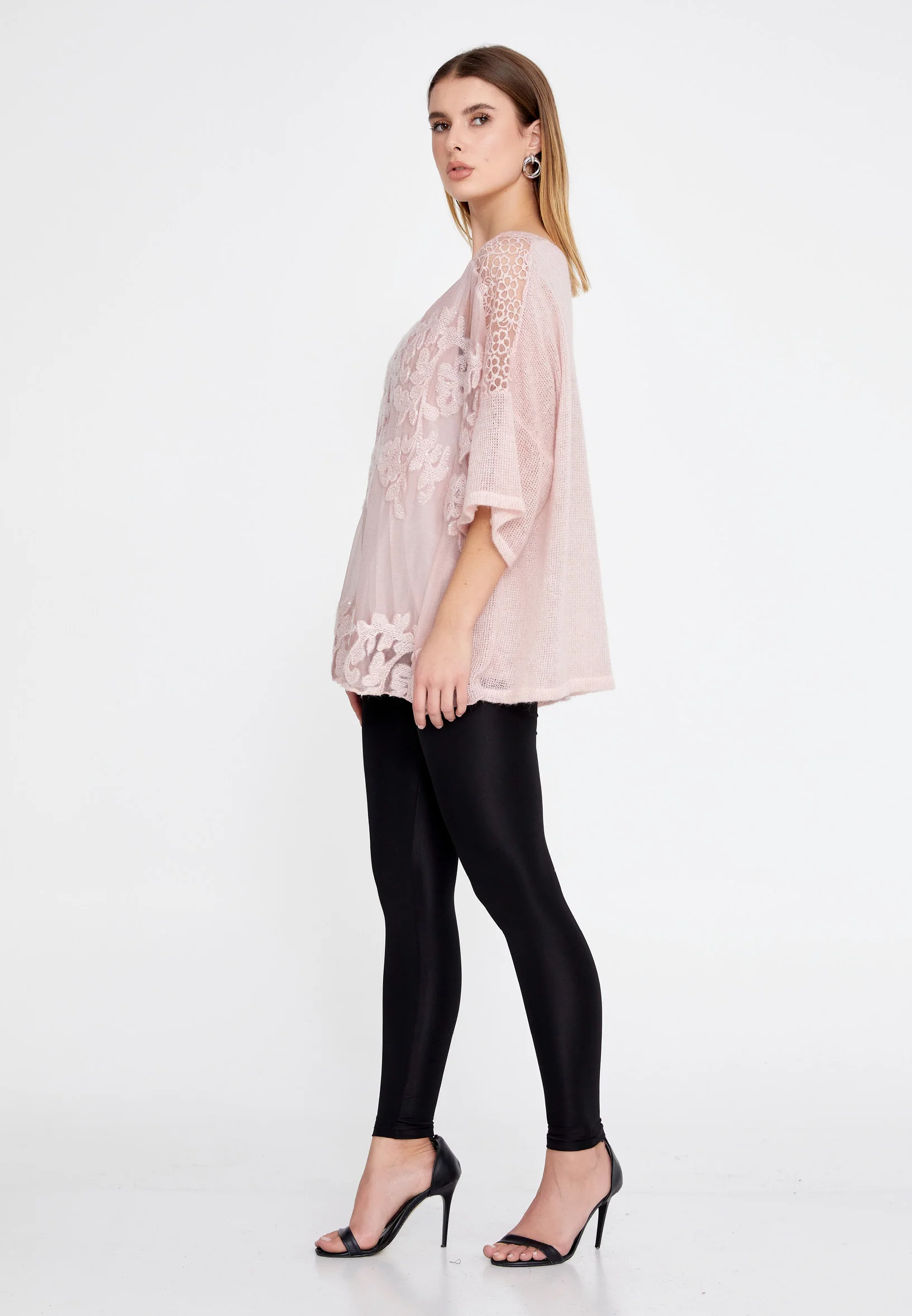 Mid-Length Floral Regular Blouse esl29242 - Image 12