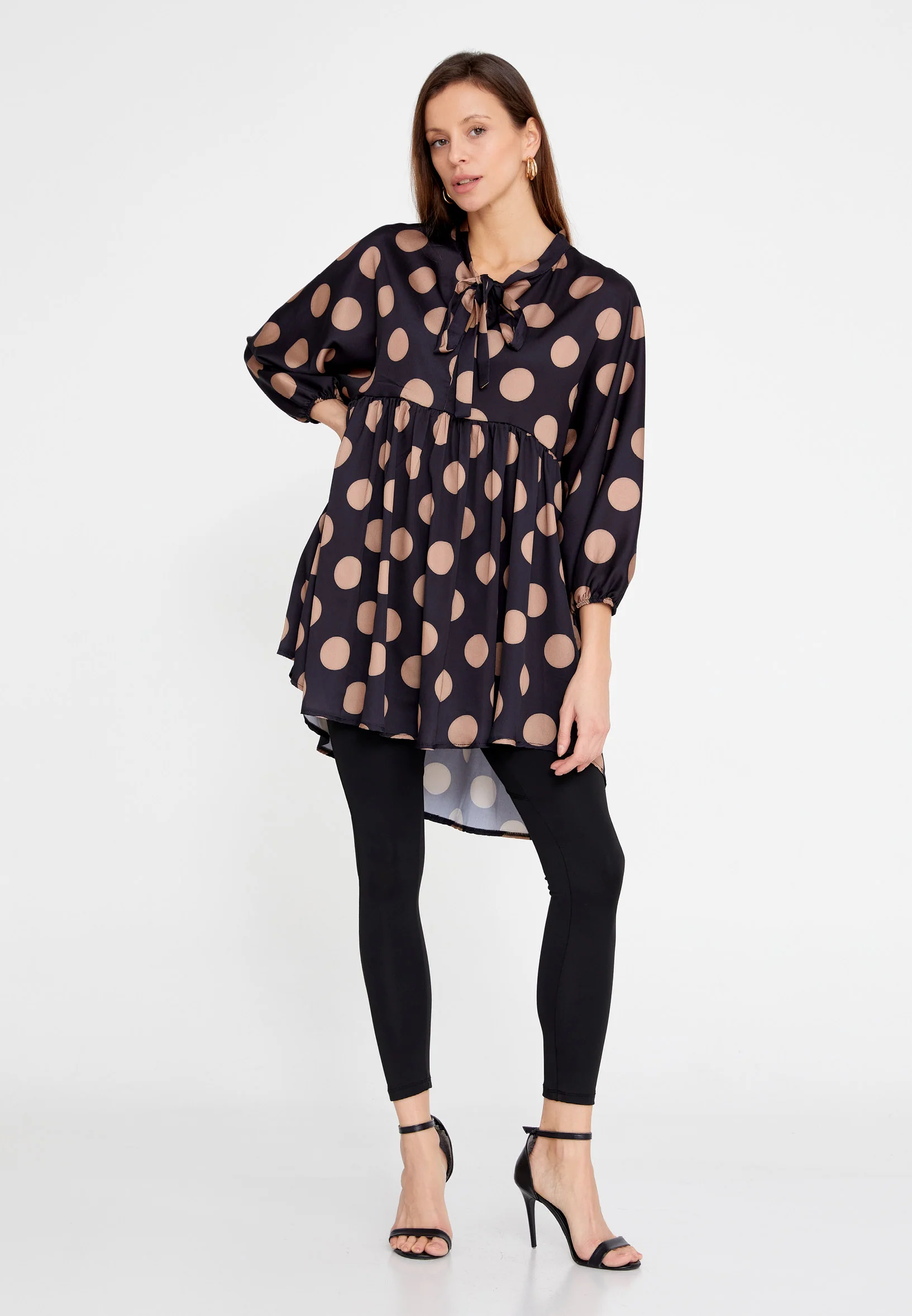 Mid-Length Geometric Regular Tunic esldw56pois - Image 2