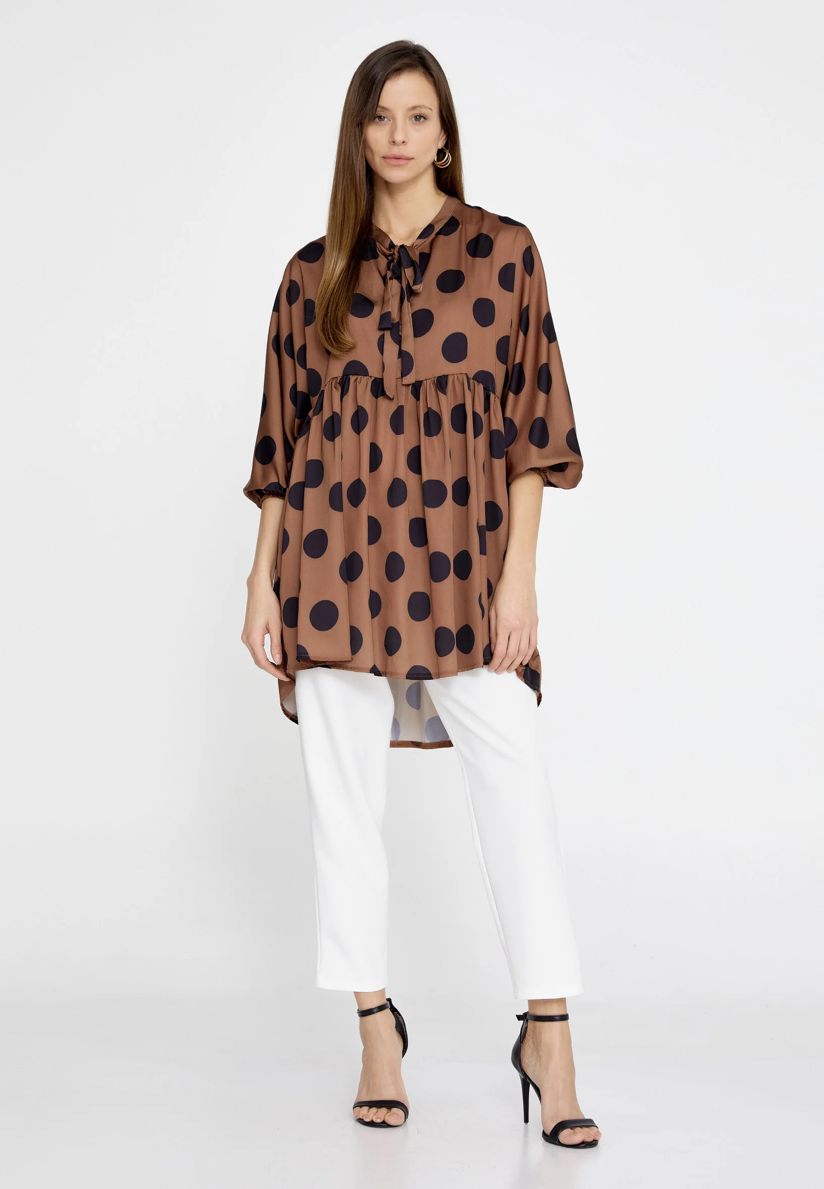 Mid-Length Geometric Regular Tunic esldw56pois - Image 6