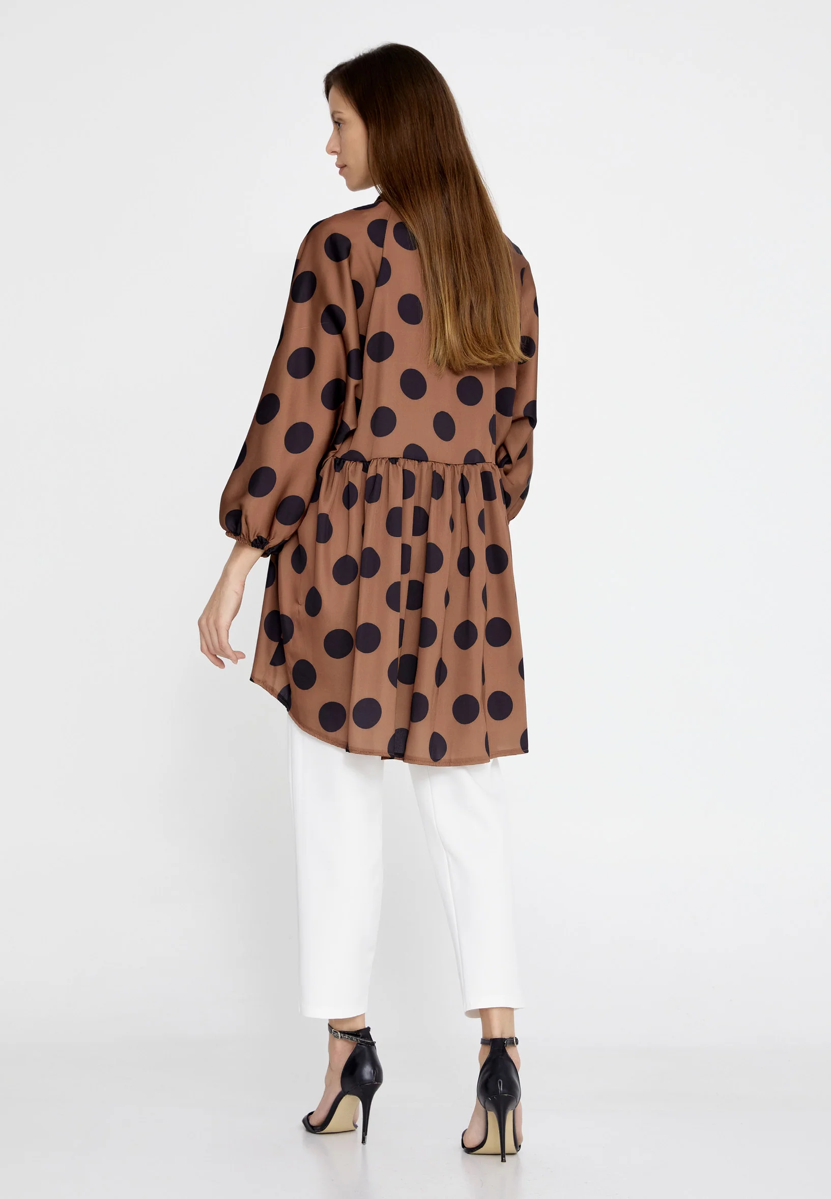 Mid-Length Geometric Regular Tunic esldw56pois - Image 7