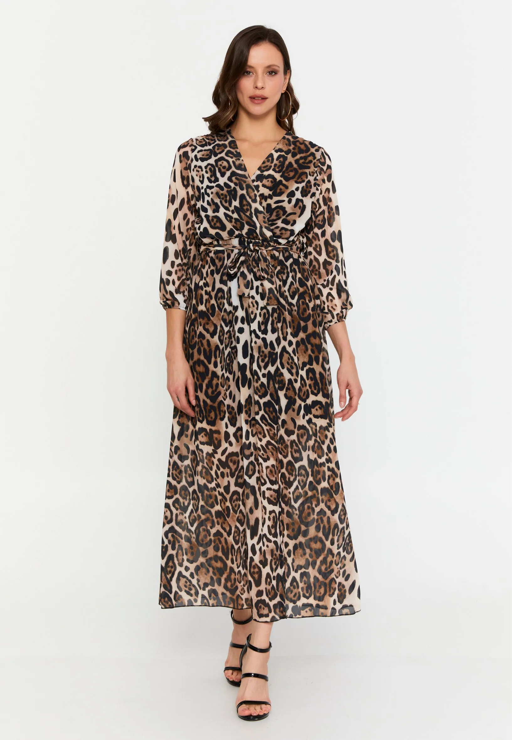 Mid-Length Maxi Chiffon Column Regular Casual Dress clf15391 - Image 9