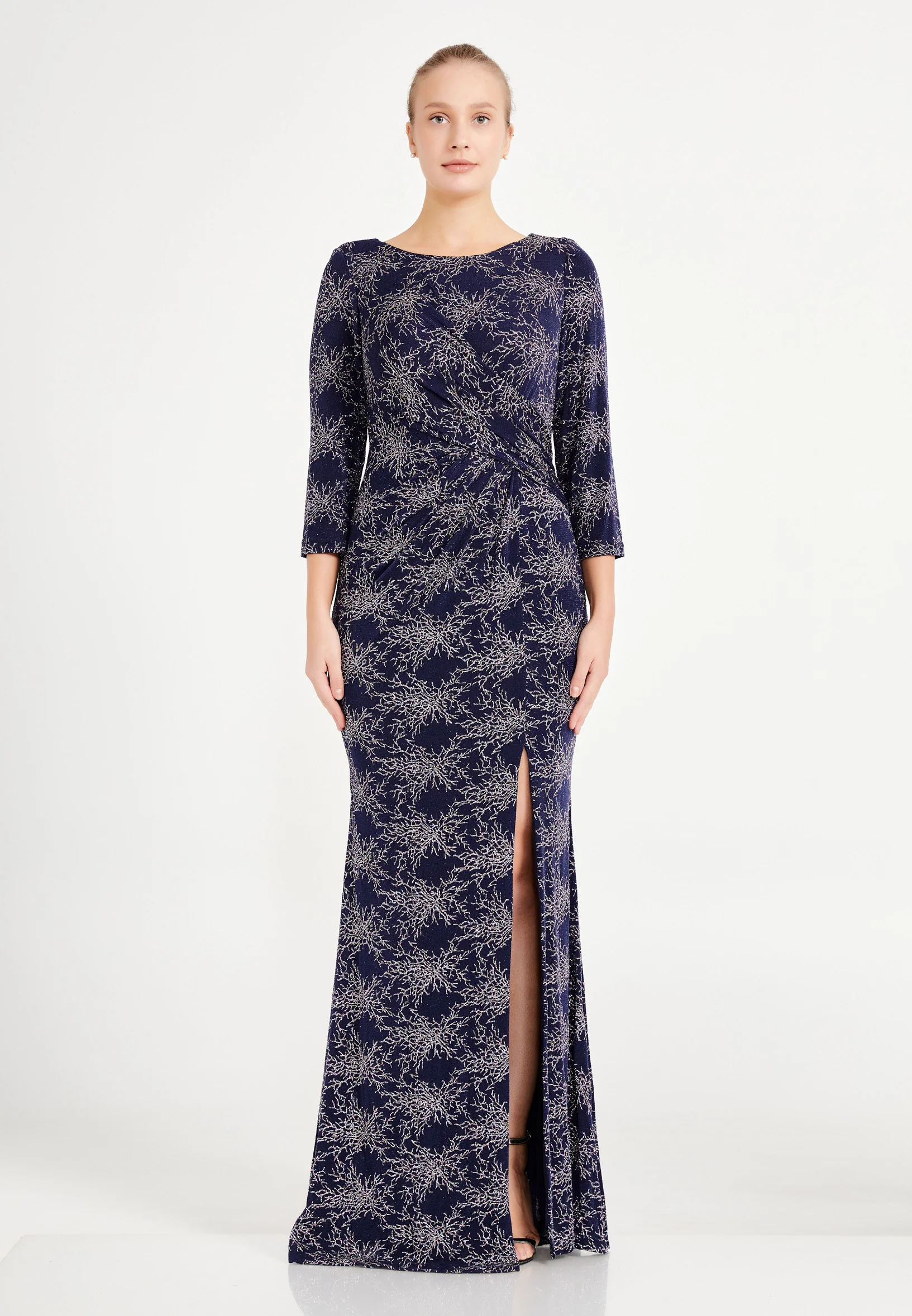 Mid-Length Maxi Lycra Mermaid Plus Size Wedding Guest Dress frc6455-b - Image 5