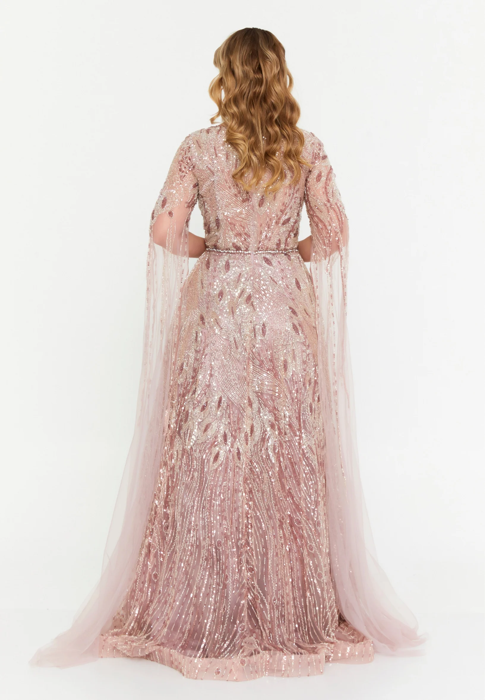 Mid-Length Maxi Tulle A - Line Regular Prom Dress mti1063 - Image 2