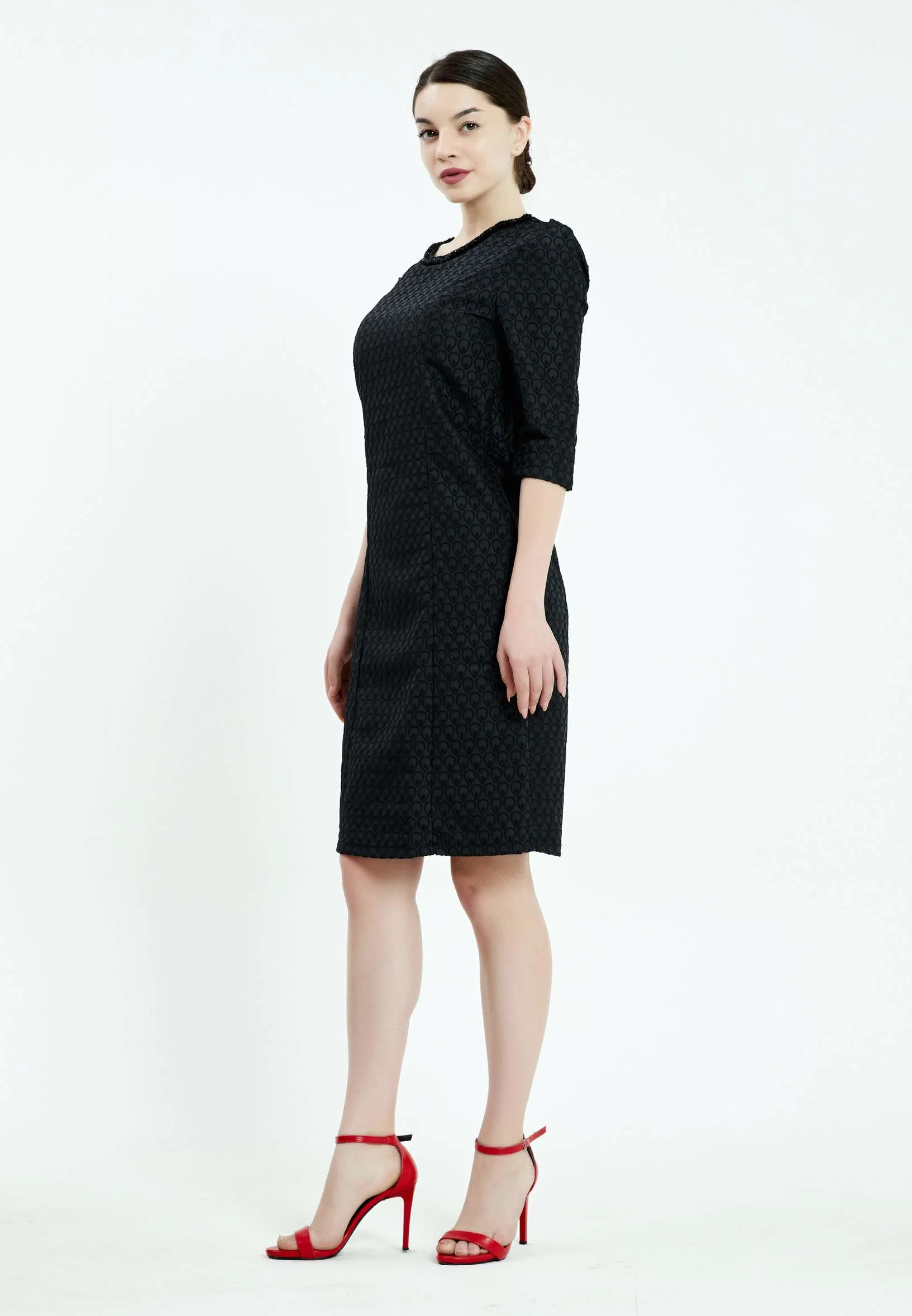 Mid-Length Midi Chiffon A - Line Regular Casual Dress ser18274 - Image 3