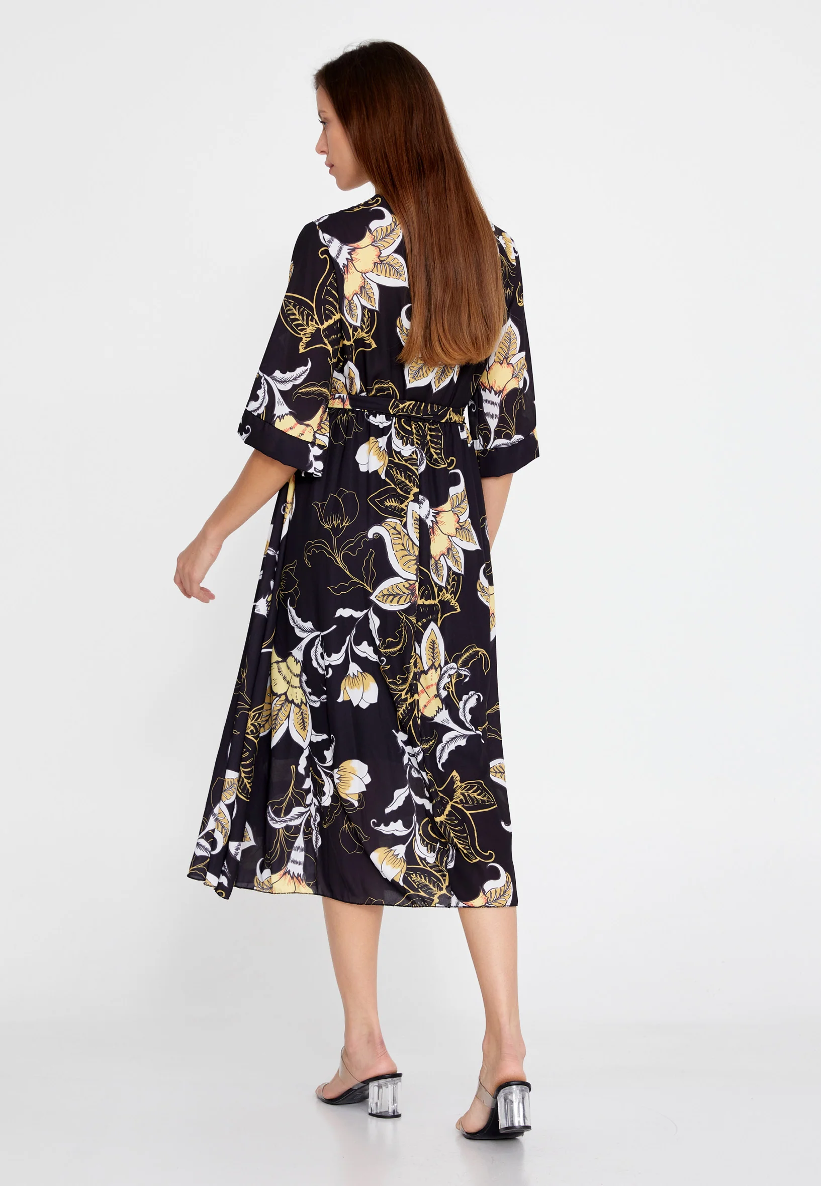 Mid-Length Midi Chiffon Column Regular Casual Dress esldw42 - Image 2