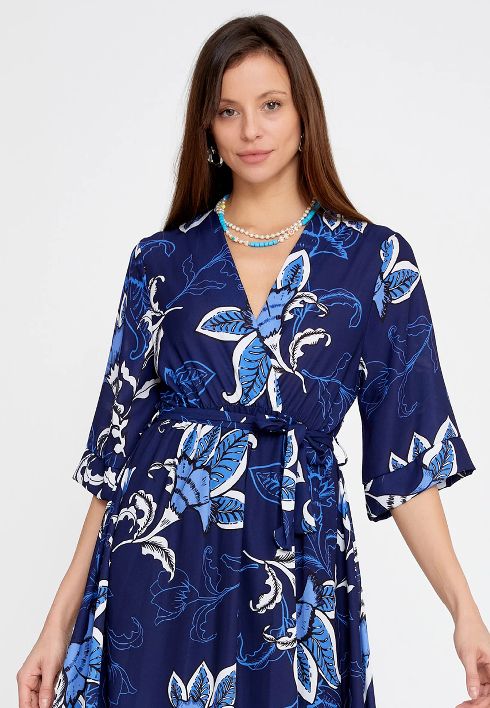 Mid-Length Midi Chiffon Column Regular Casual Dress esldw42 - Image 20