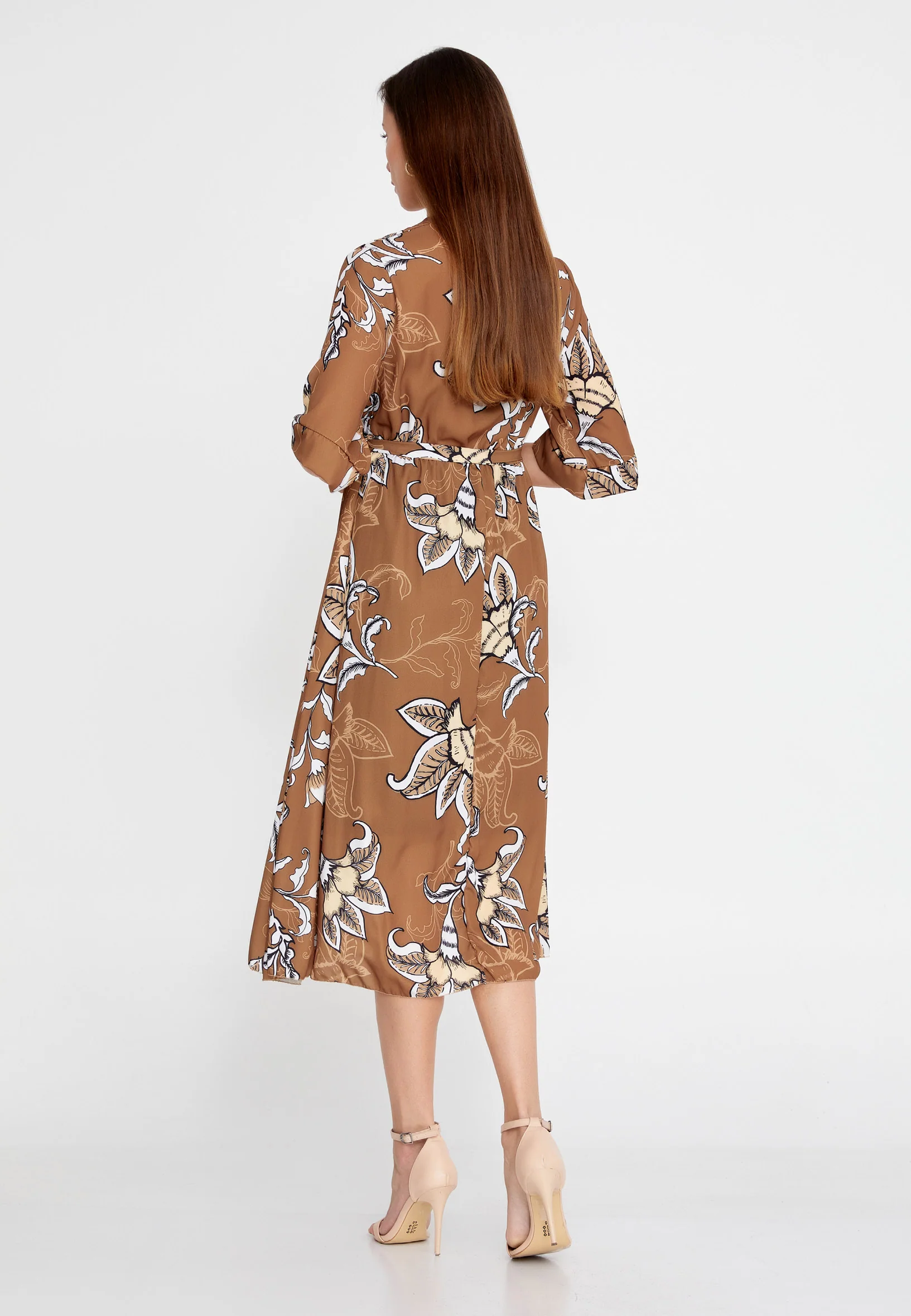 Mid-Length Midi Chiffon Column Regular Casual Dress esldw42 - Image 6