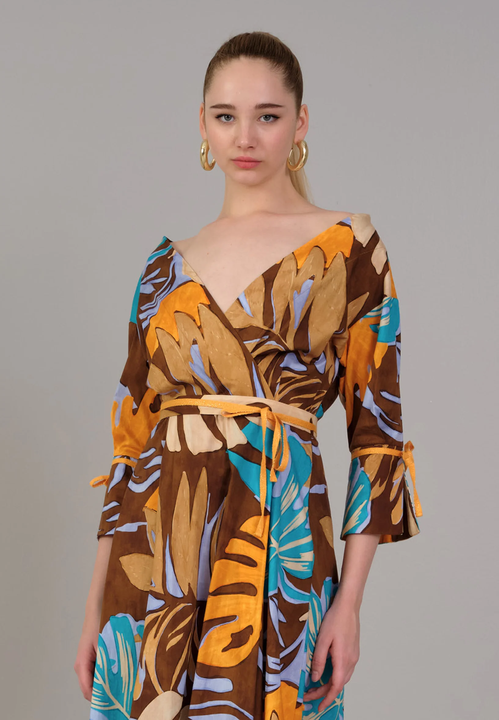 Mid-Length Midi Polyester Column Regular Casual Dress kmy24y40480 - Image 4