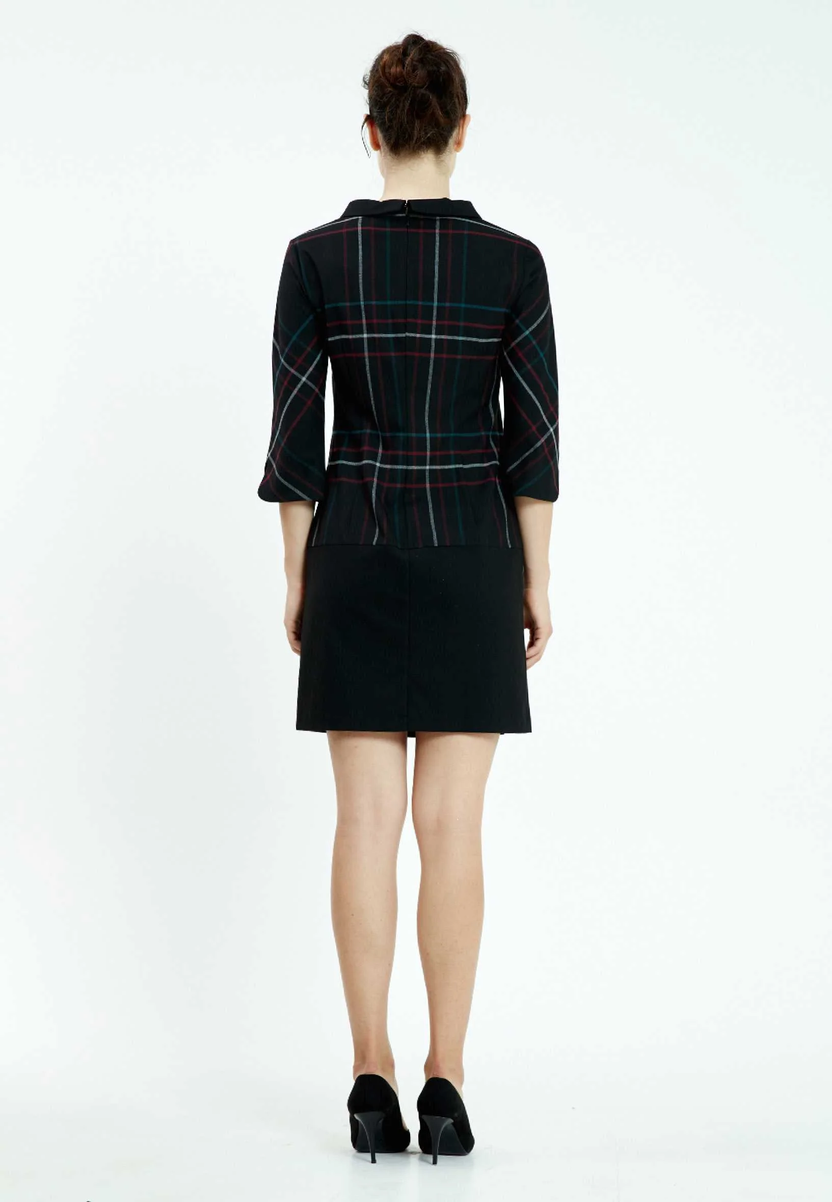 Mid-Length Mini Crepe Column Regular Casual Dress mis17036 - Image 2