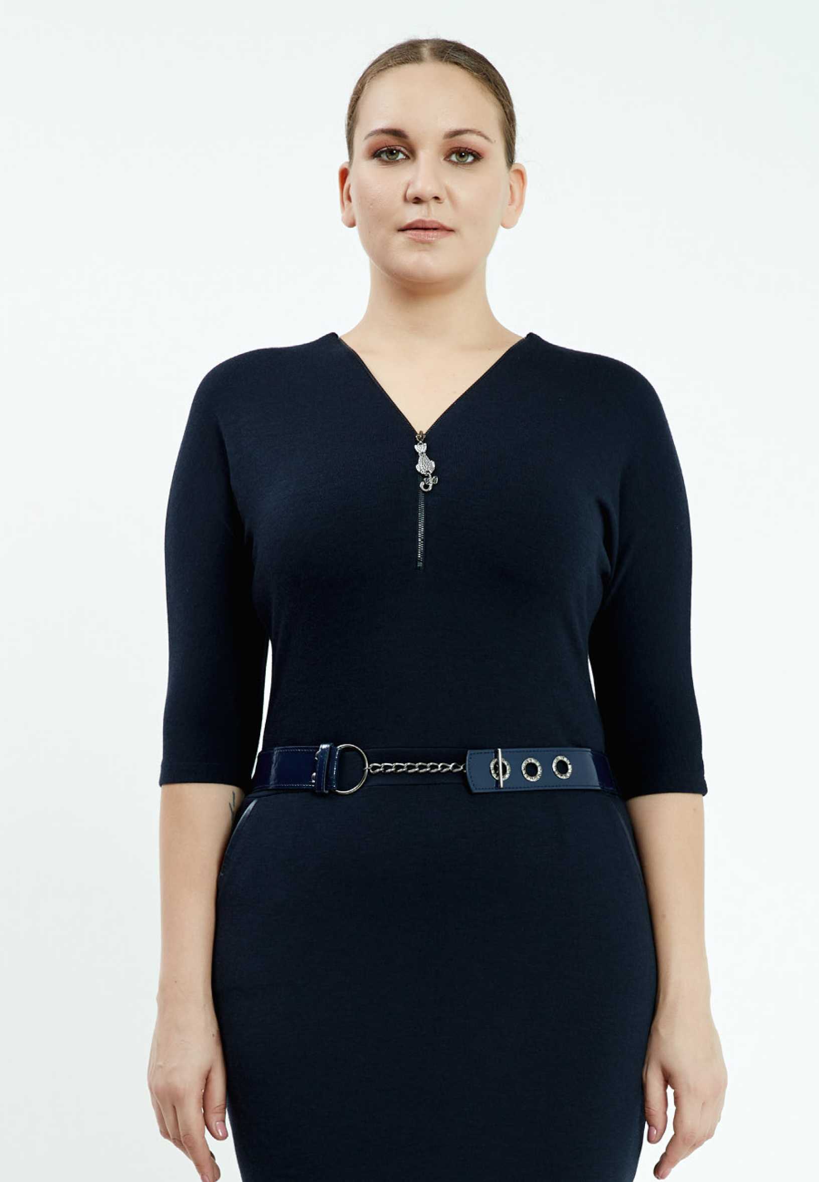 Mid-Length Mini Lycra Bodycon Plus Size Casual Dress ayb6533 - Image 4