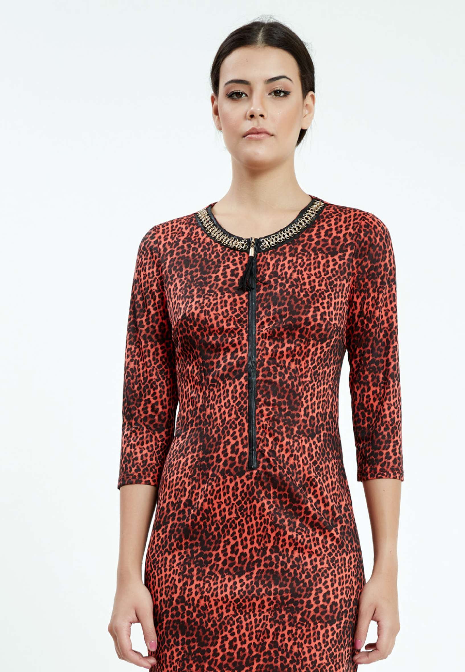 Mid-Length Mini Lycra Bodycon Regular Casual Dress ser18339 - Image 12