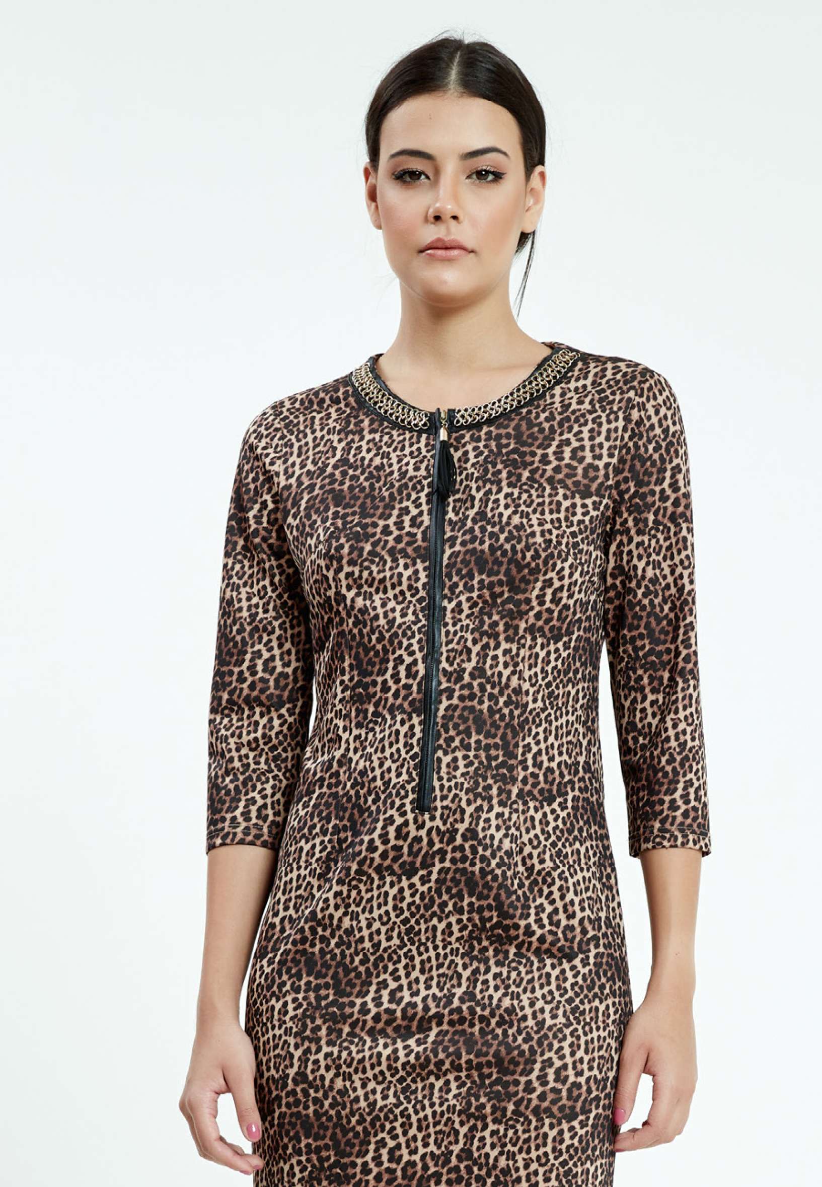 Mid-Length Mini Lycra Bodycon Regular Casual Dress ser18339 - Image 4