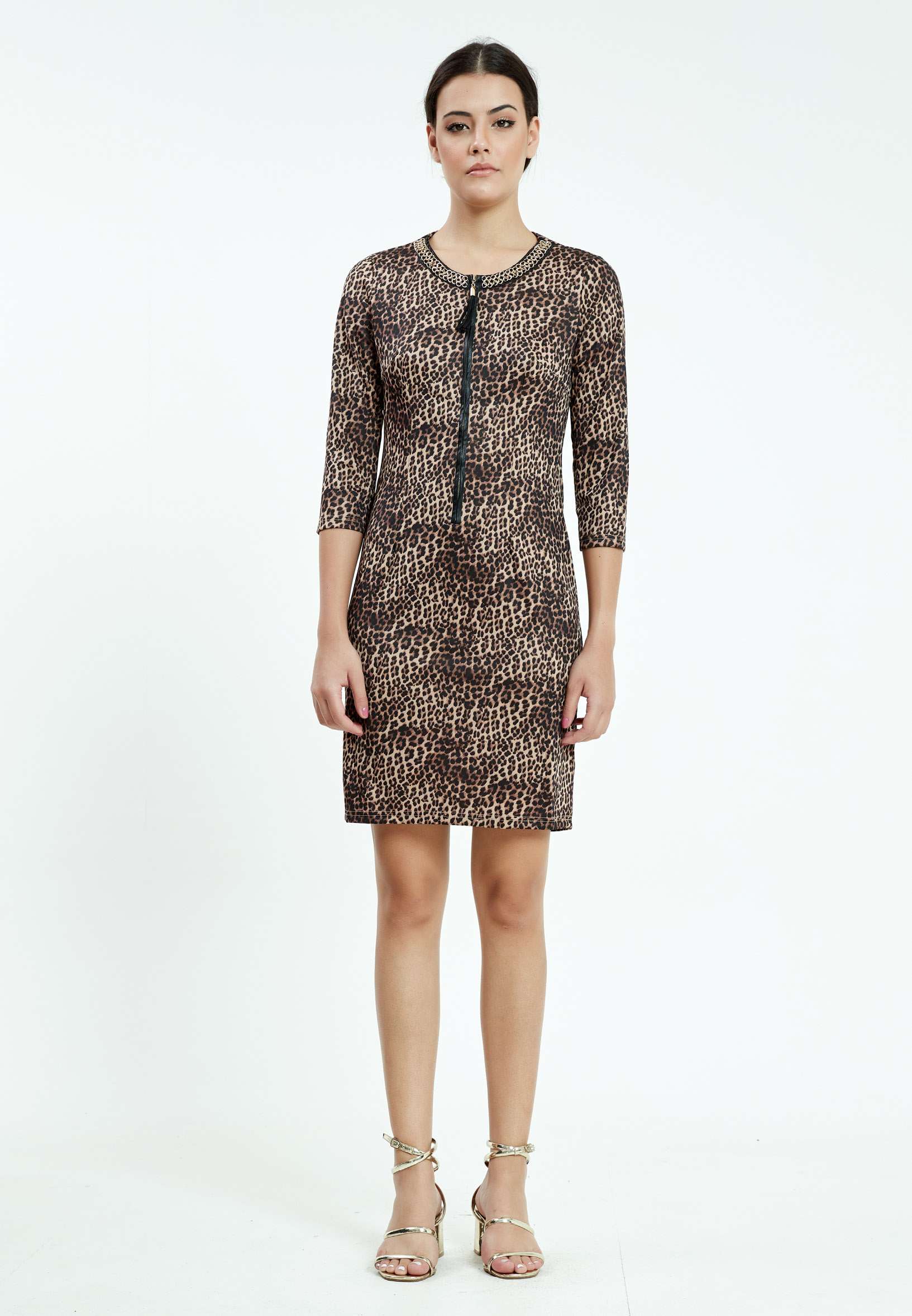 Mid-Length Mini Lycra Bodycon Regular Casual Dress ser18339 - Image 5