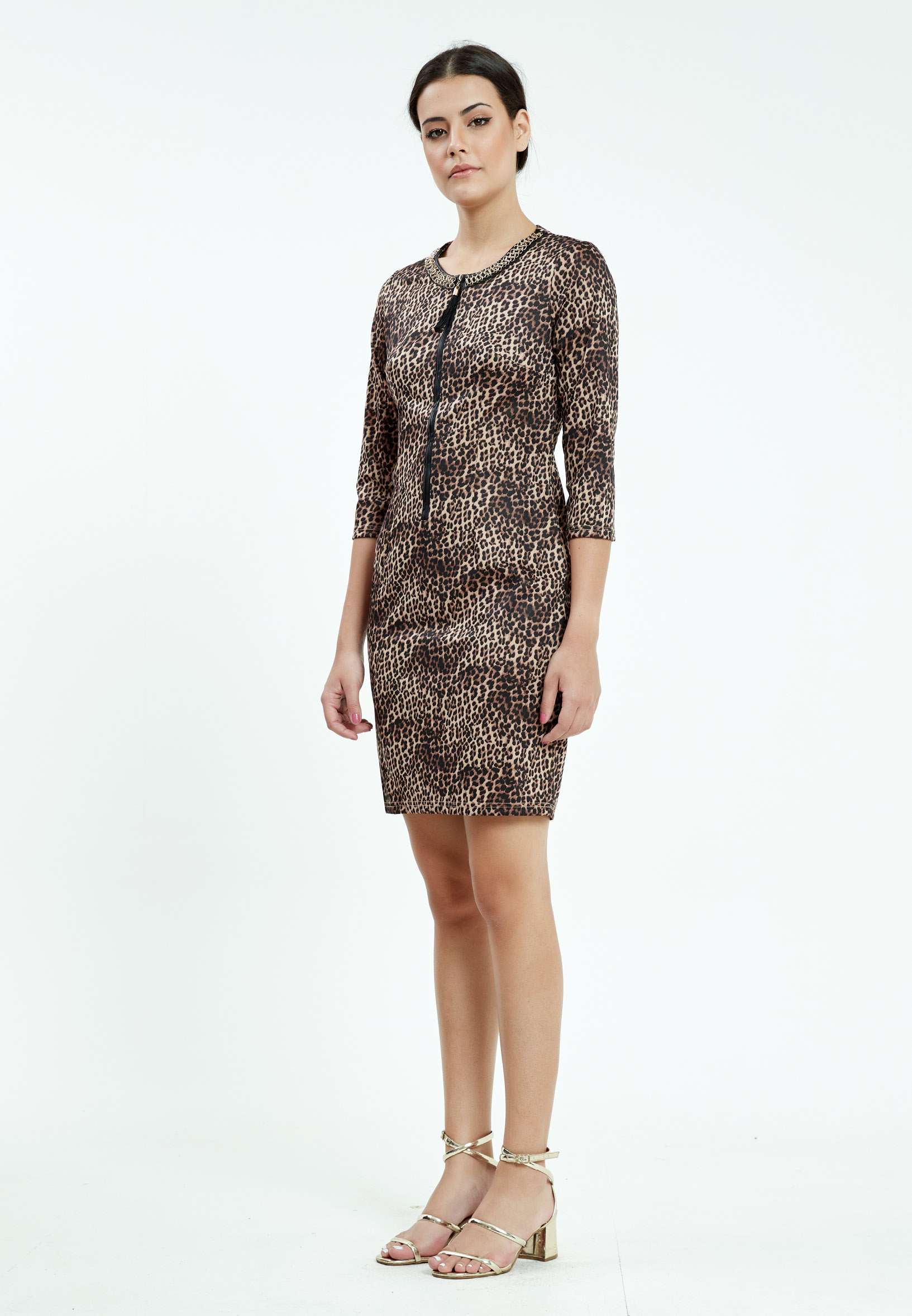 Mid-Length Mini Lycra Bodycon Regular Casual Dress ser18339 - Image 7