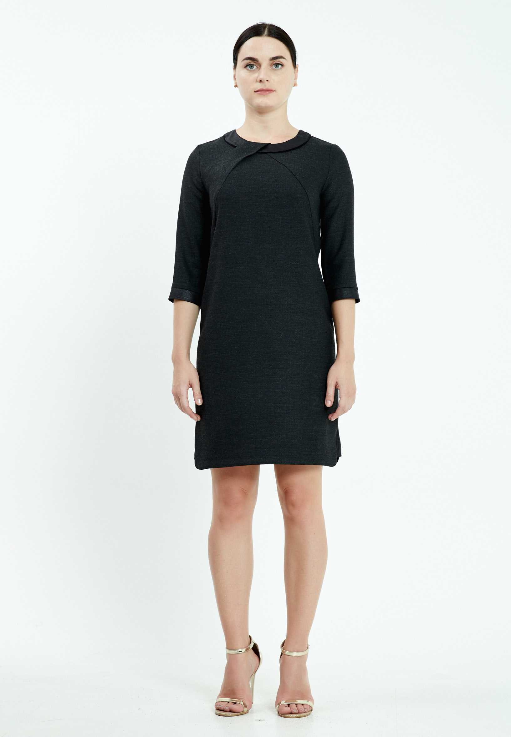 Mid-Length Mini Lycra Column Regular Casual Dress mis916015