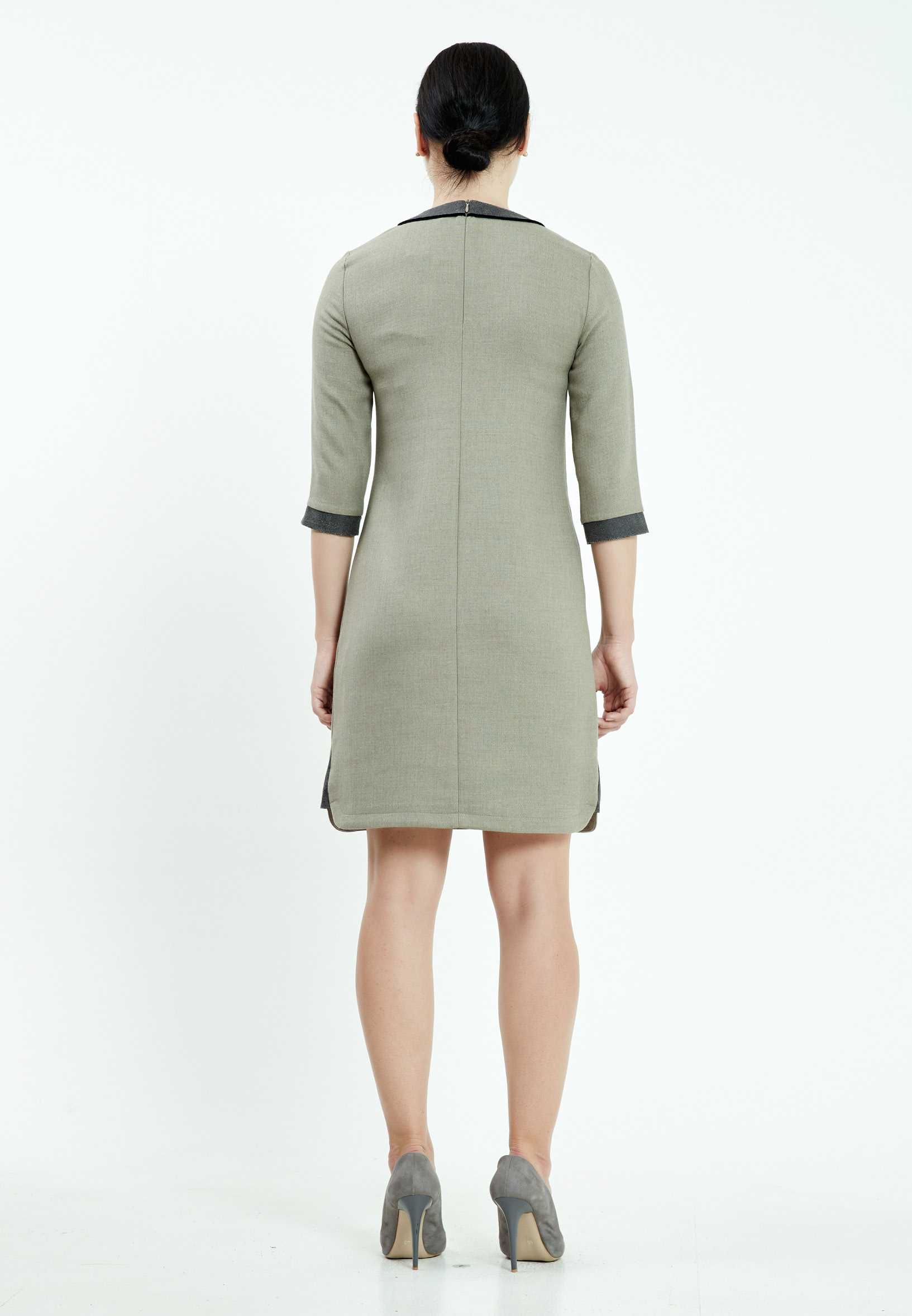 Mid-Length Mini Lycra Column Regular Casual Dress mis916015 - Image 10