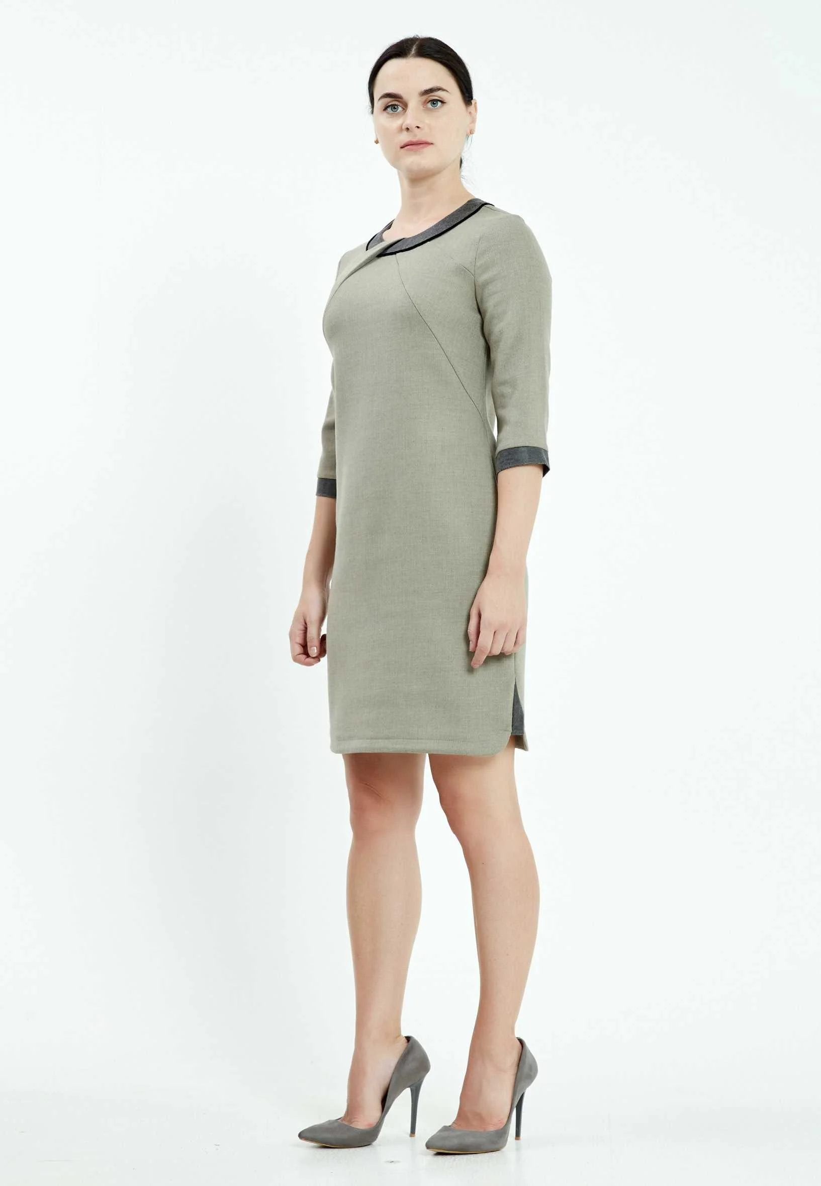 Mid-Length Mini Lycra Column Regular Casual Dress mis916015 - Image 11