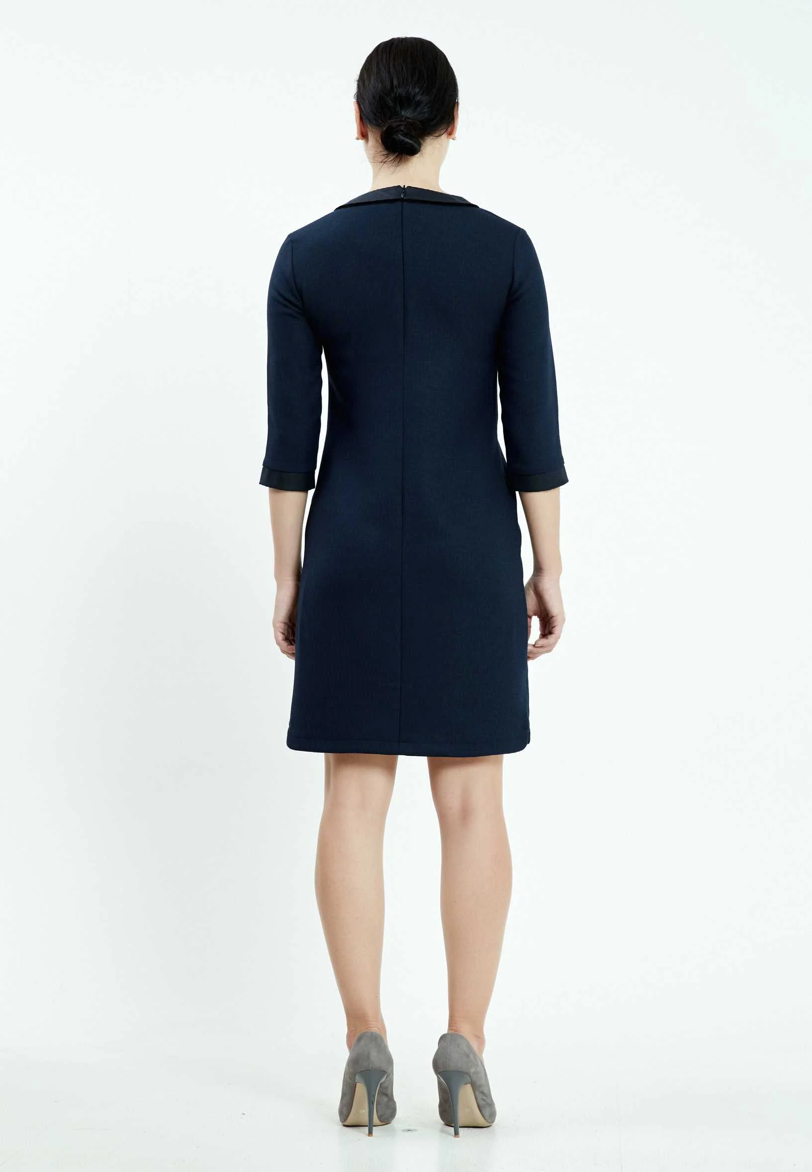 Mid-Length Mini Lycra Column Regular Casual Dress mis916015 - Image 14