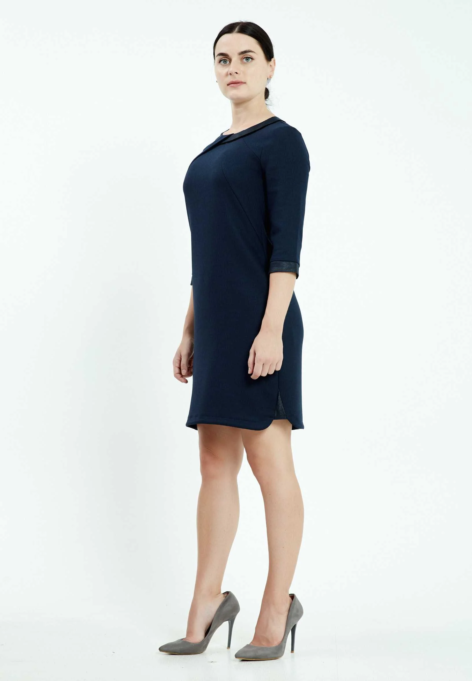 Mid-Length Mini Lycra Column Regular Casual Dress mis916015 - Image 15