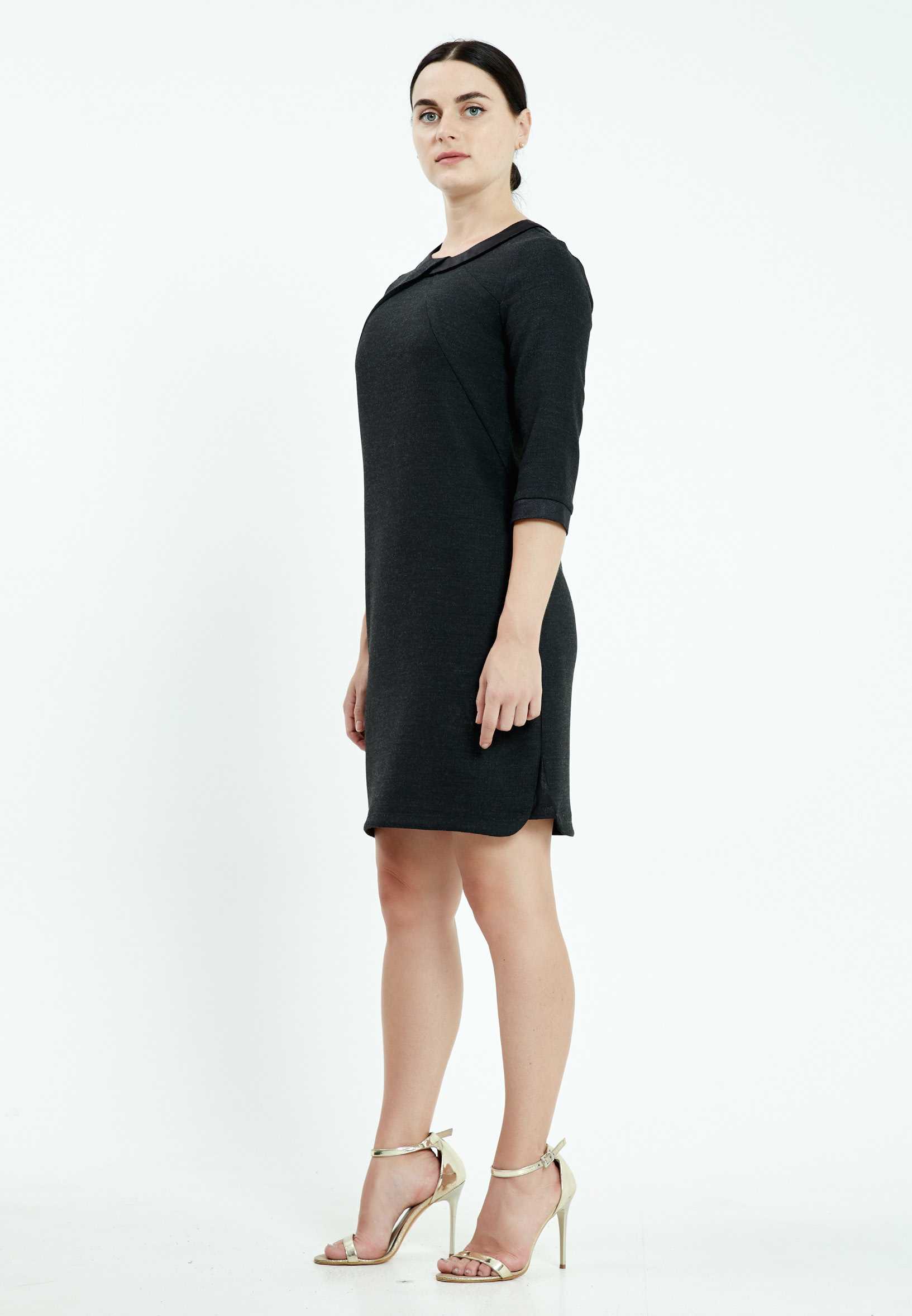 Mid-Length Mini Lycra Column Regular Casual Dress mis916015 - Image 3
