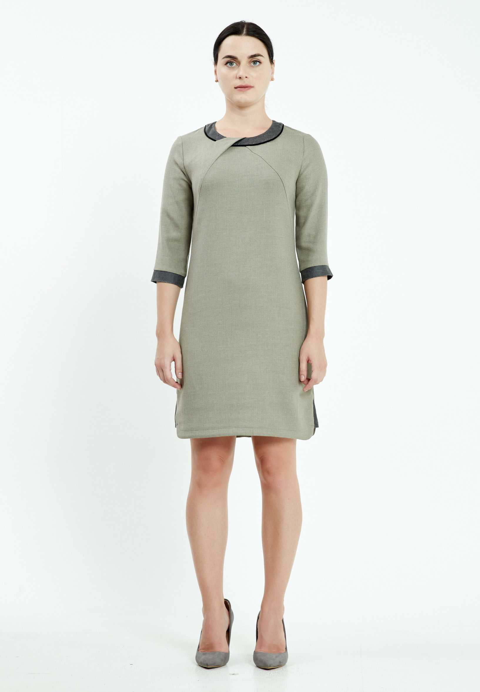 Mid-Length Mini Lycra Column Regular Casual Dress mis916015 - Image 9