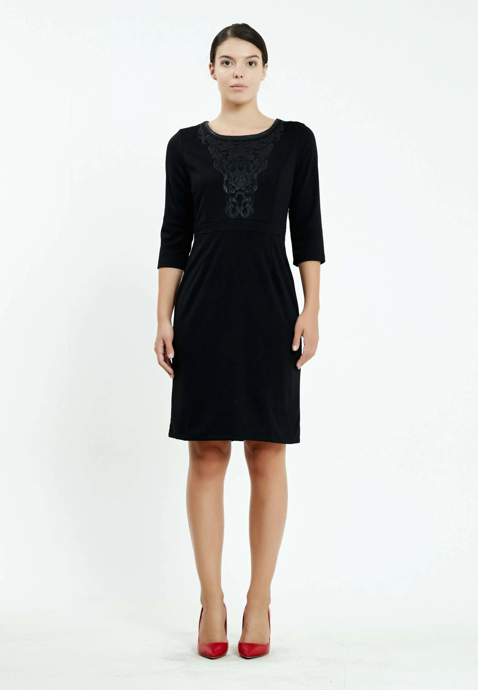 Mid-Length Mini Lycra Column Regular Casual Dress ser18270