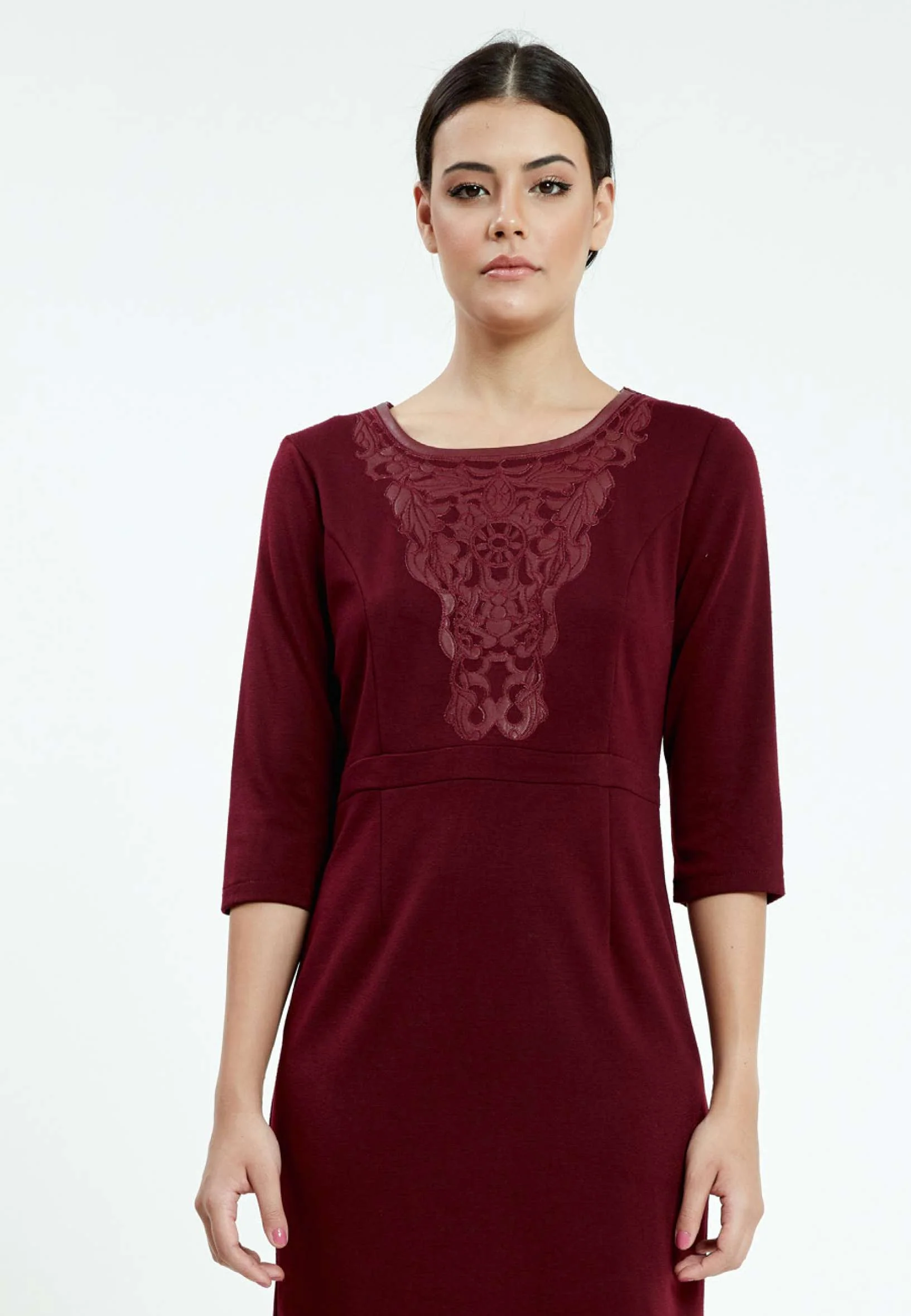 Mid-Length Mini Lycra Column Regular Casual Dress ser18270 - Image 8
