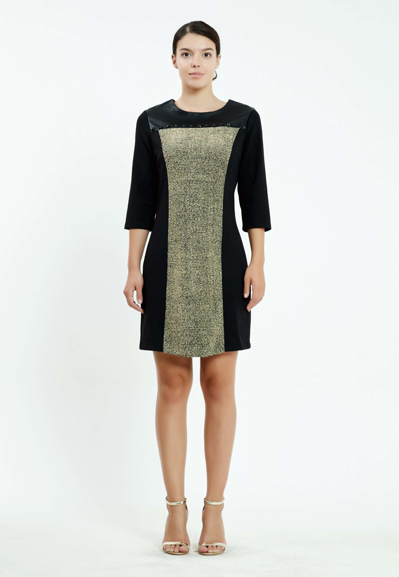 Mid-Length Mini Lycra Column Regular Casual Dress ser18273