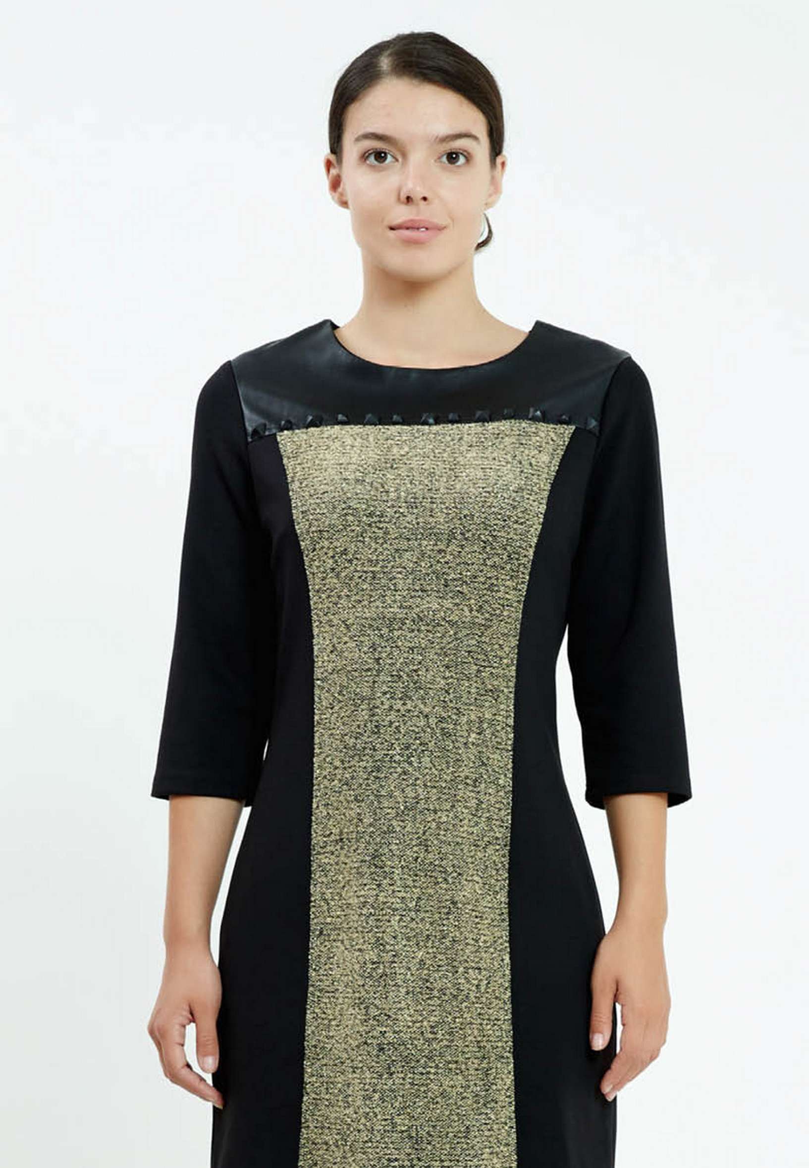 Mid-Length Mini Lycra Column Regular Casual Dress ser18273 - Image 4