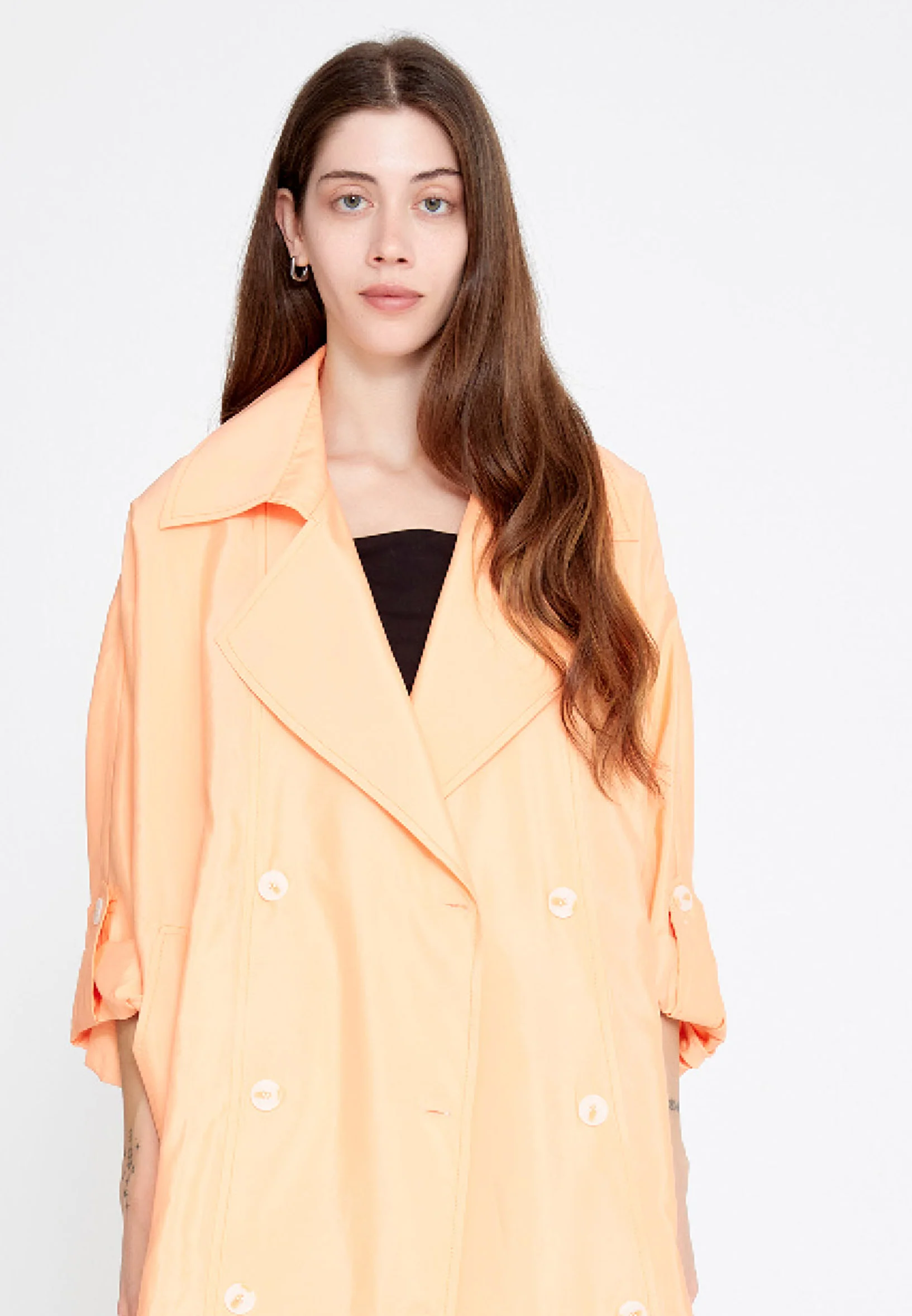 Mid-Length Regular Trenchcoat ber23y8117 - Image 8