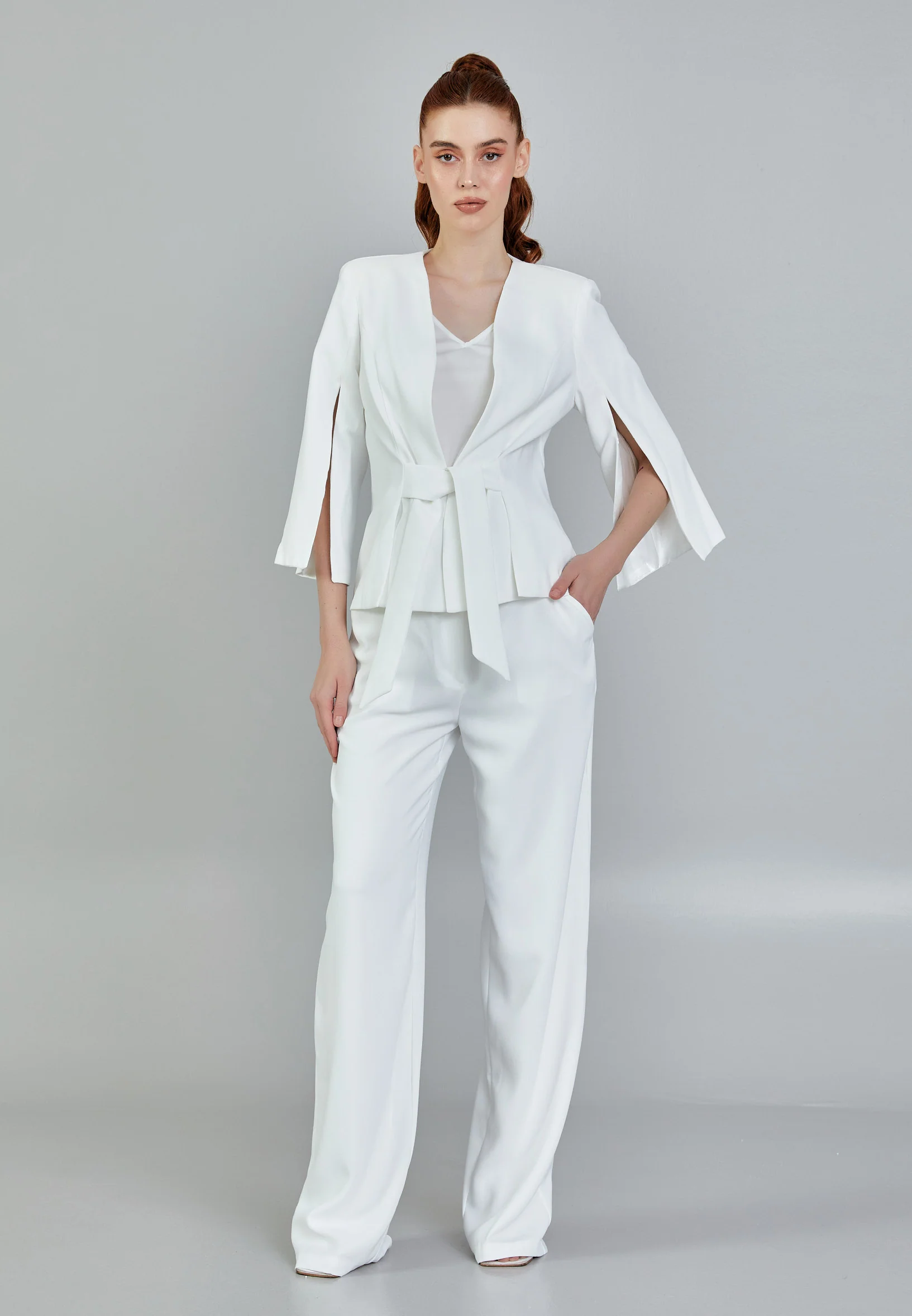 Mid-Length Viscose Regular Three-Piece Outfit sac5438 - Image 2