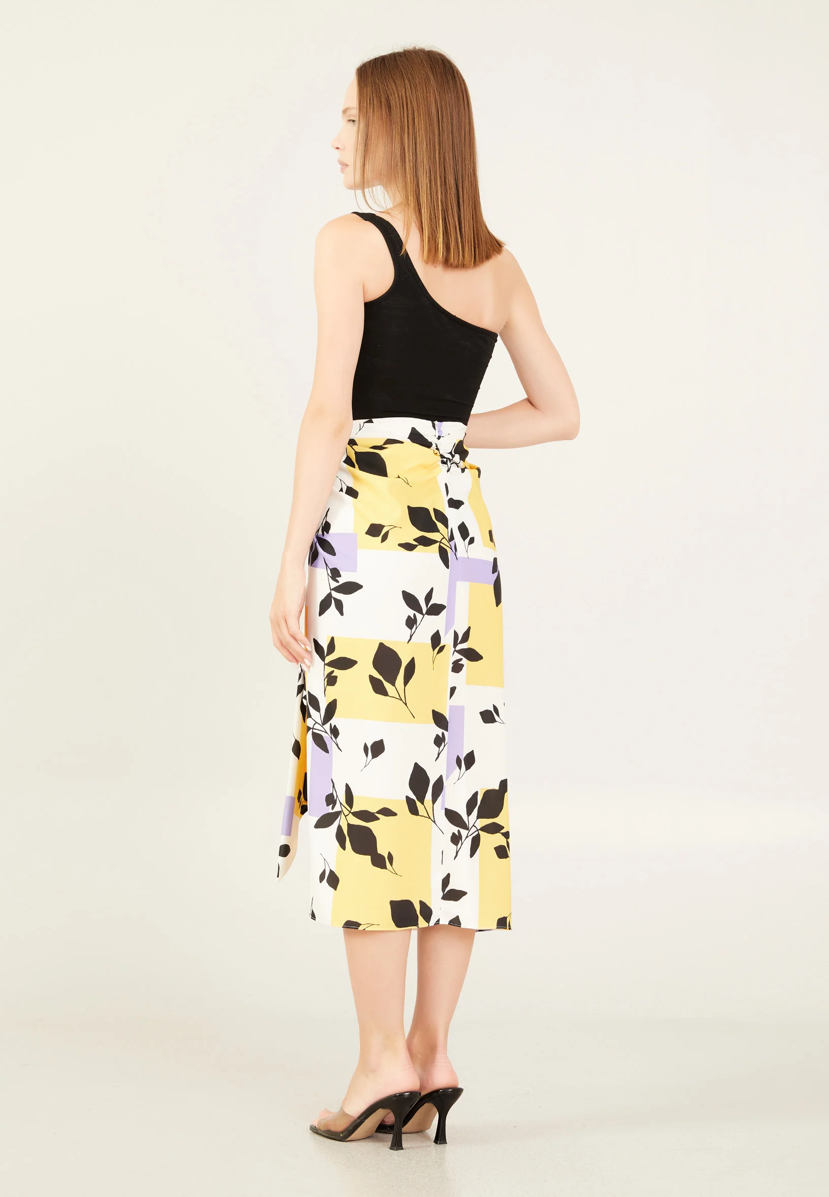 Midi Floral Regular Skirt ber23y3122 - Image 7