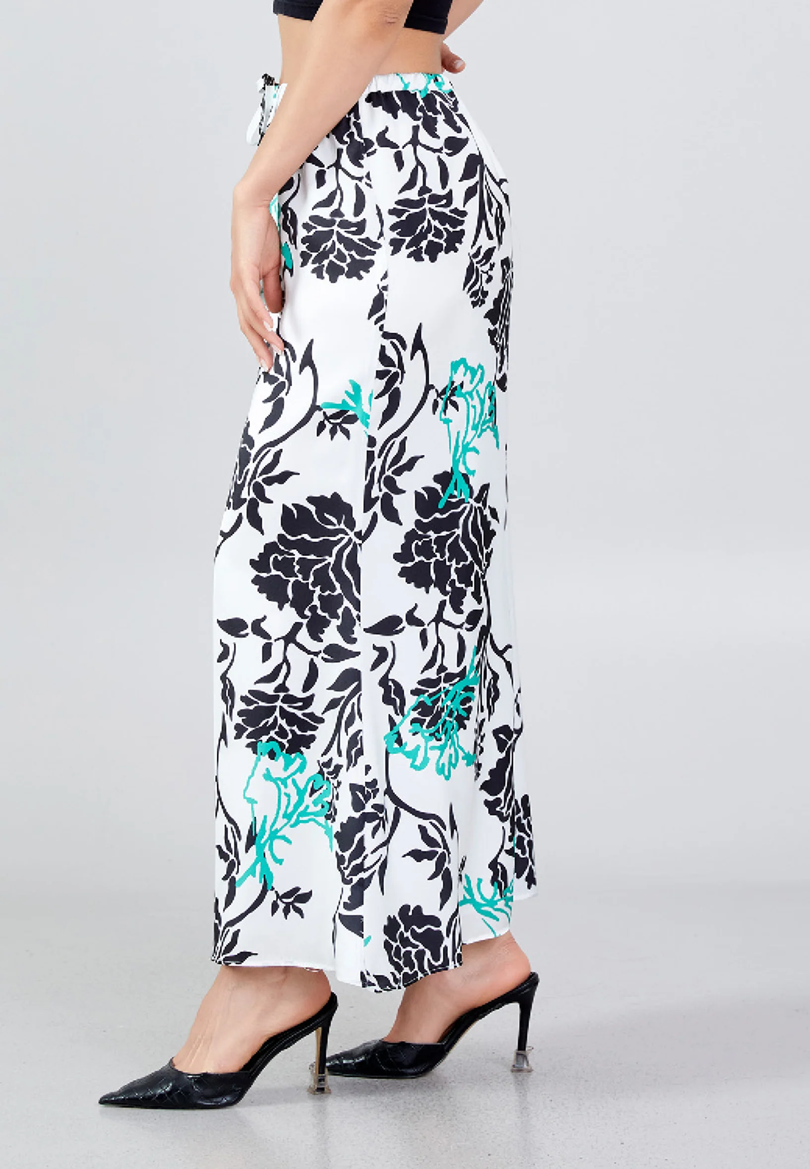 Midi Floral Regular Skirt ber23y3141 - Image 4