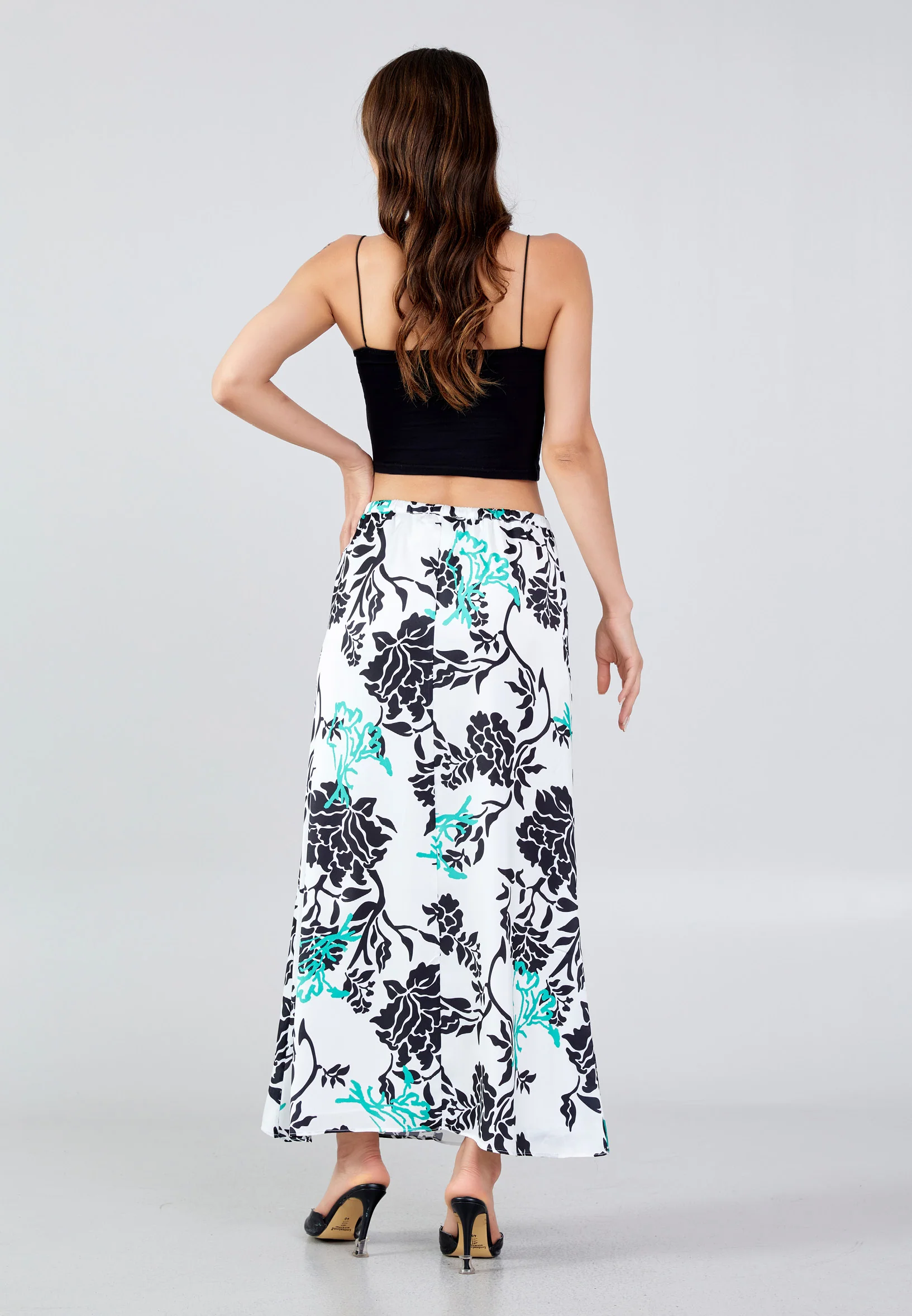 Midi Floral Regular Skirt ber23y3141 - Image 6