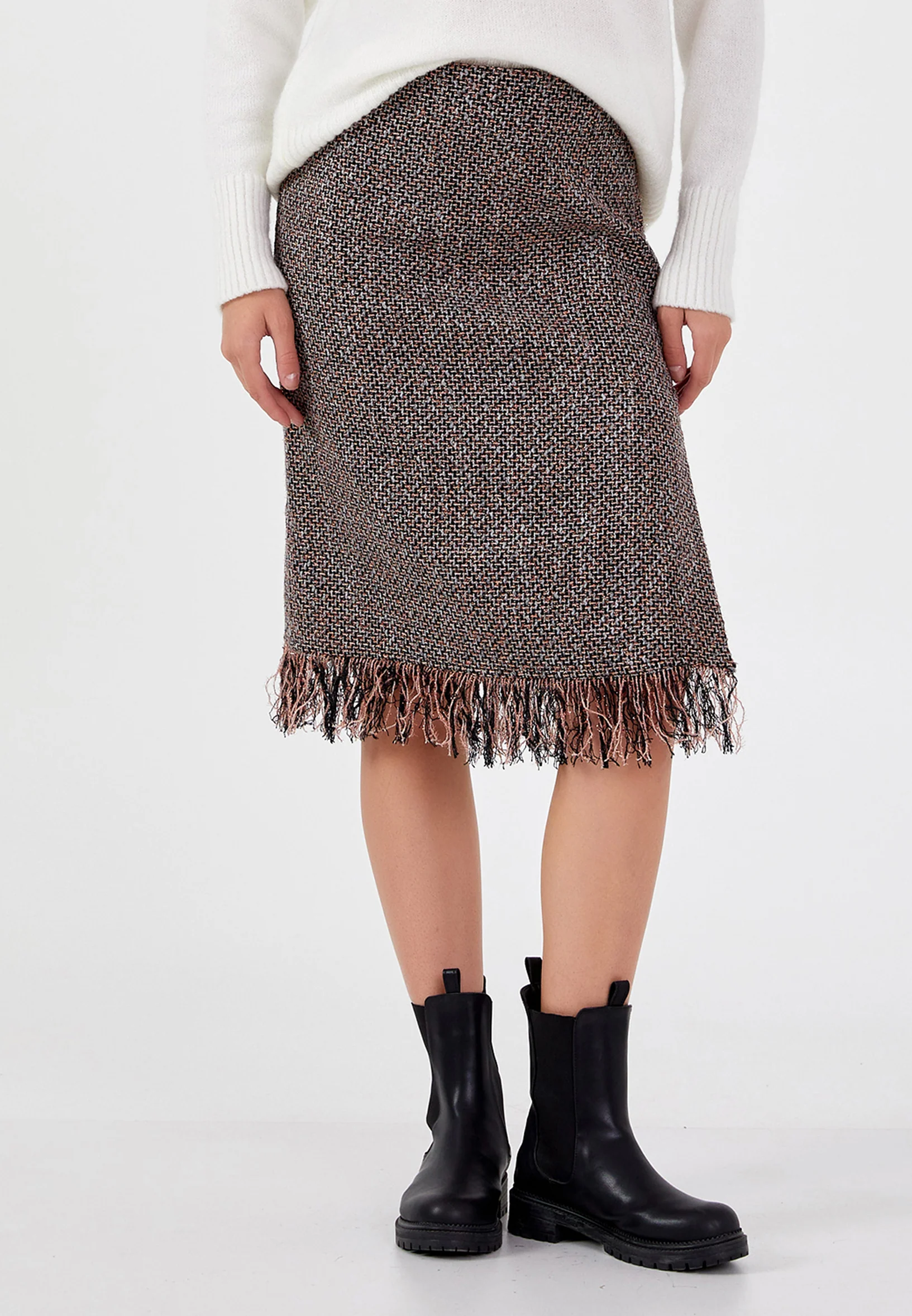 Midi Monogram Regular Skirt ber23k3114