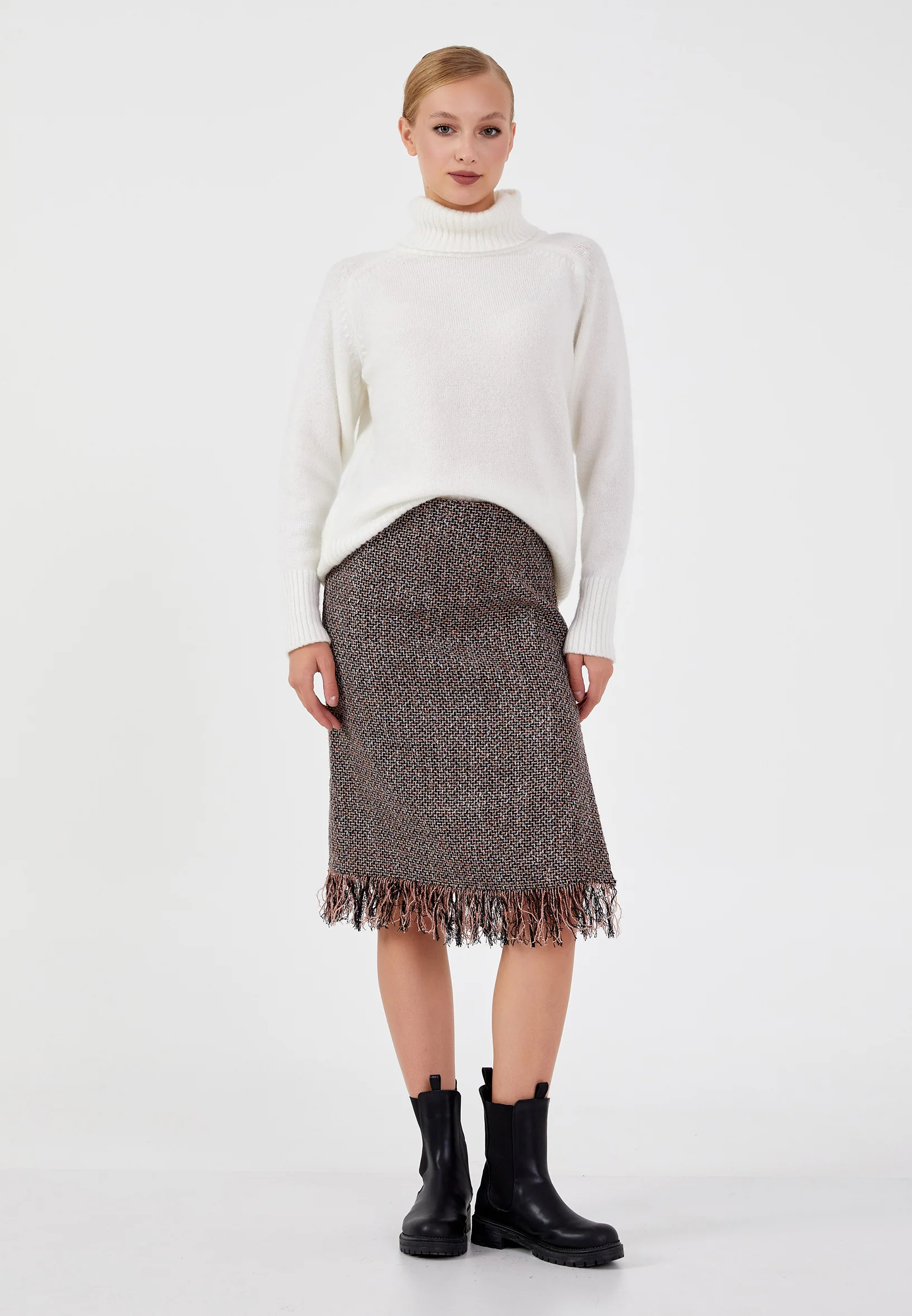 Midi Monogram Regular Skirt ber23k3114 - Image 2