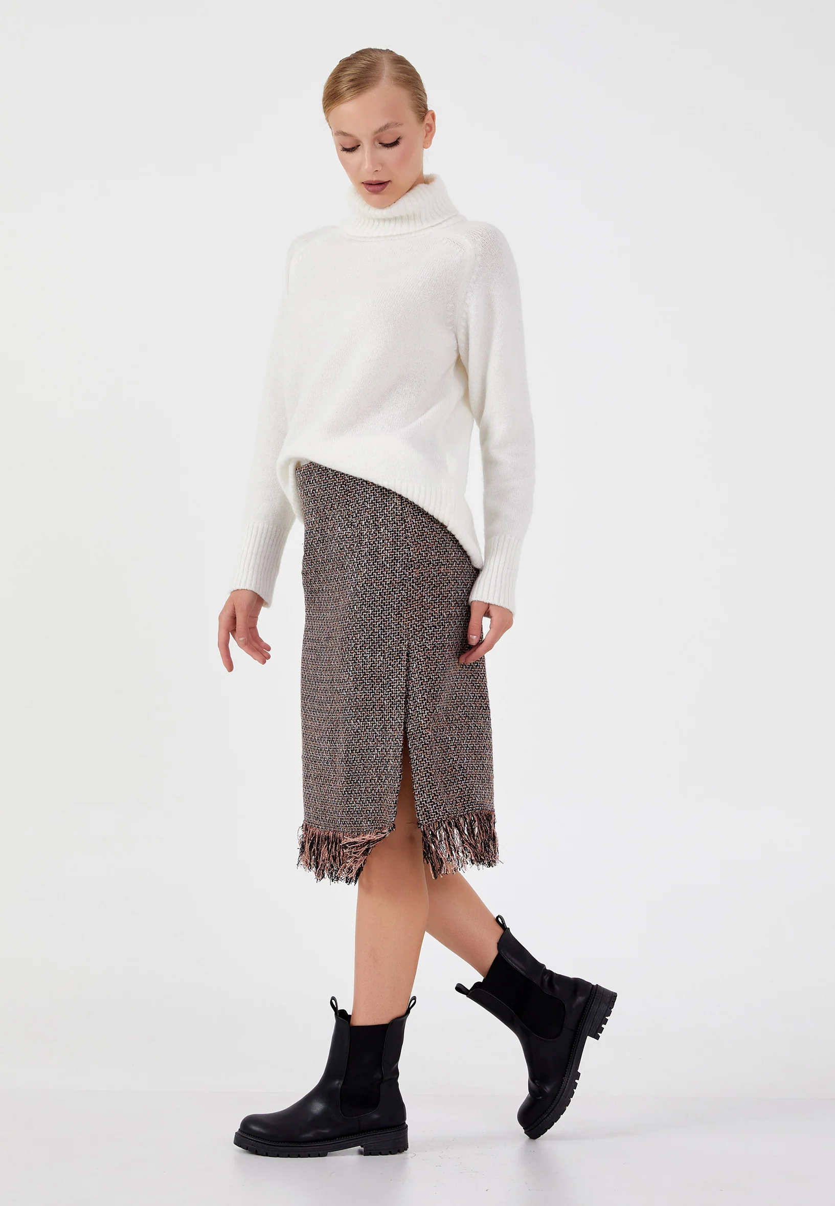 Midi Monogram Regular Skirt ber23k3114 - Image 4