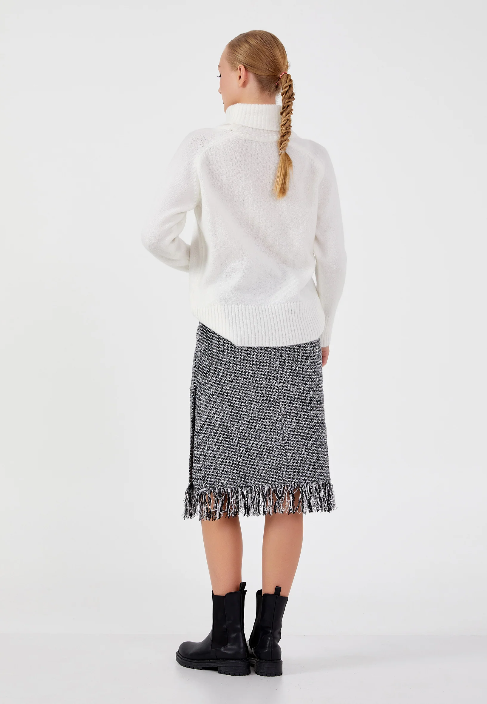 Midi Monogram Regular Skirt ber23k3114 - Image 7