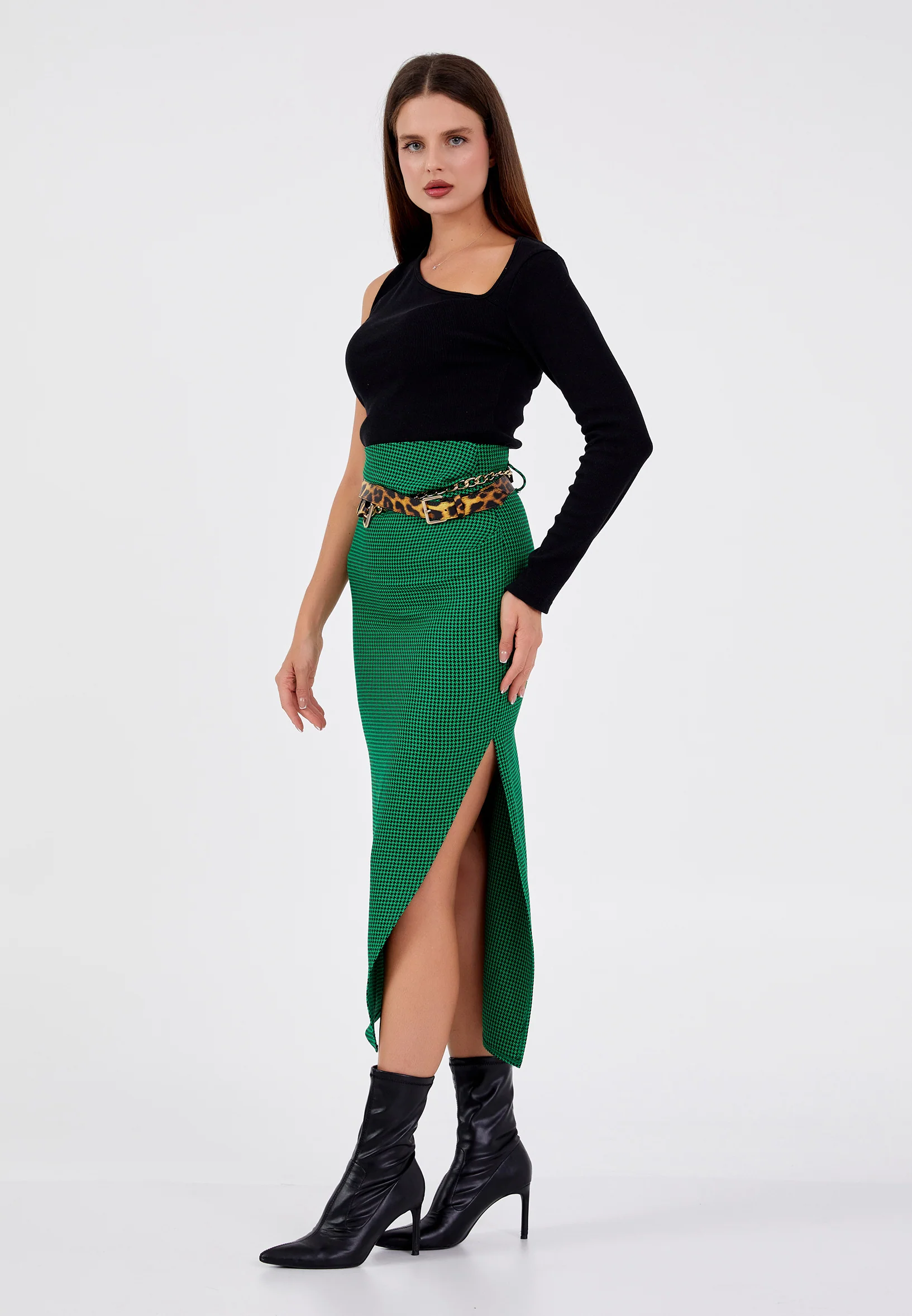 Midi Monogram Regular Skirt ber23k3137 - Image 12
